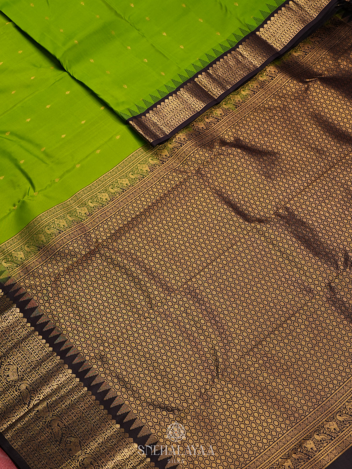 Green Kanjivaram Silk Saree