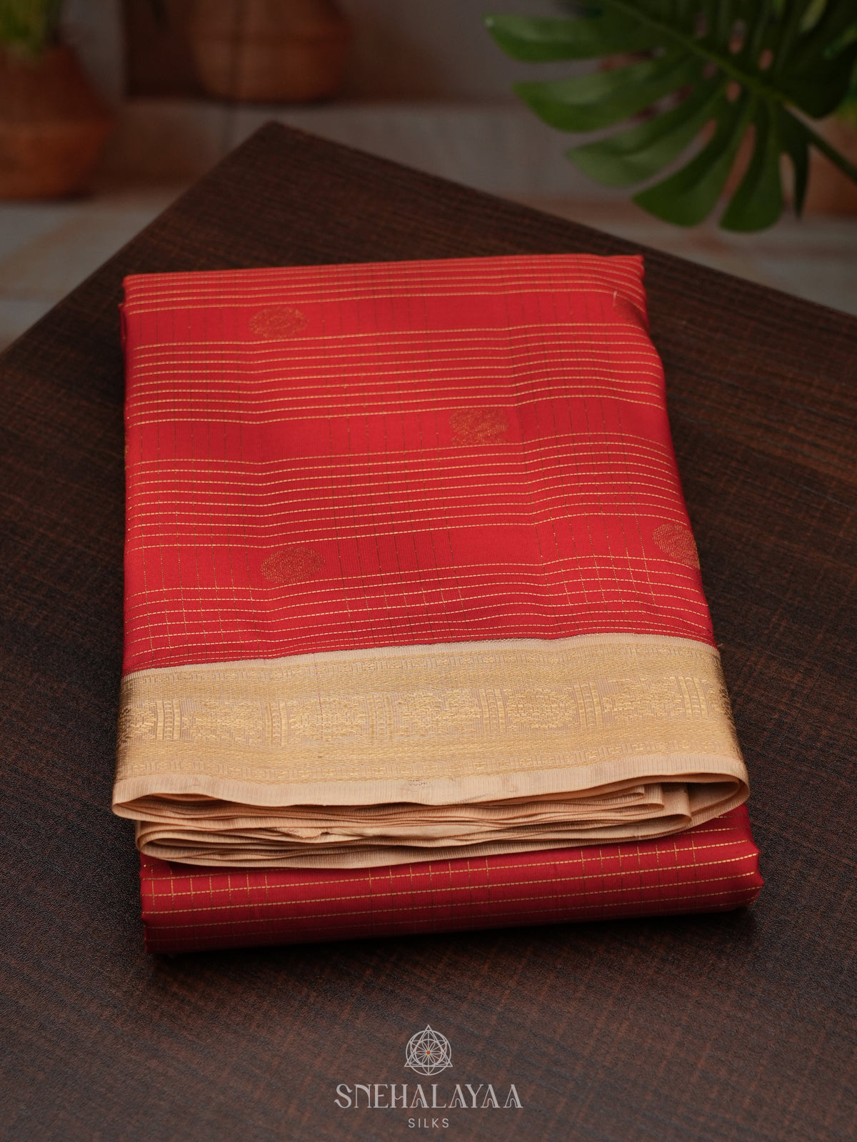 Red Kanjivaram Silk Saree