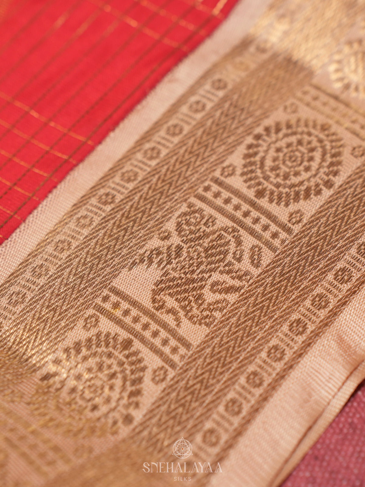 Red Kanjivaram Silk Saree