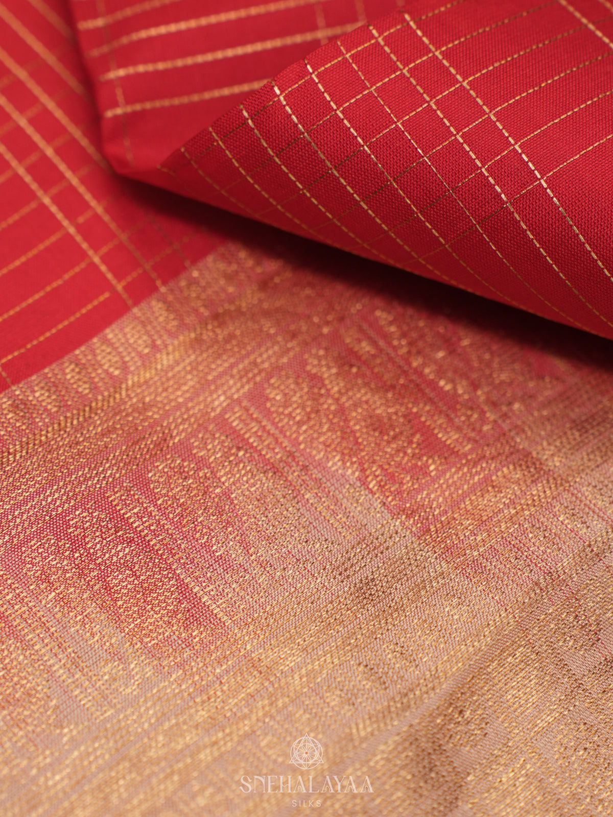 Red Kanjivaram Silk Saree