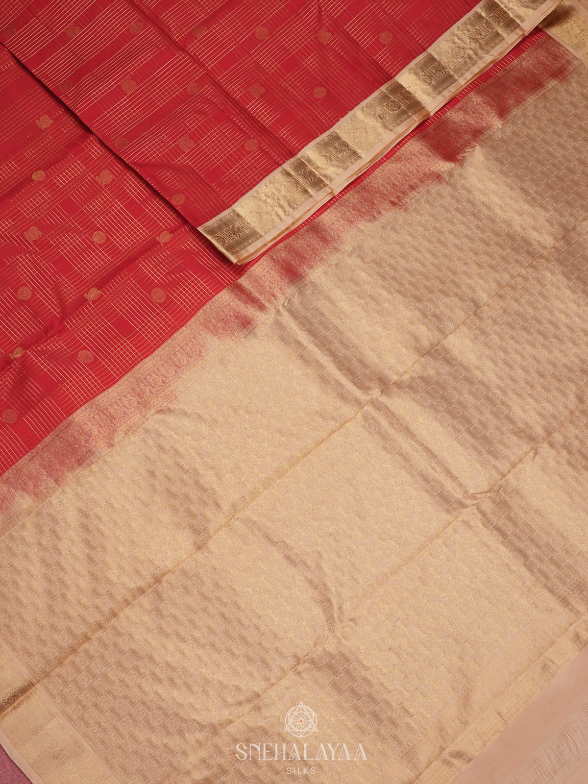Red Kanjivaram Silk Saree