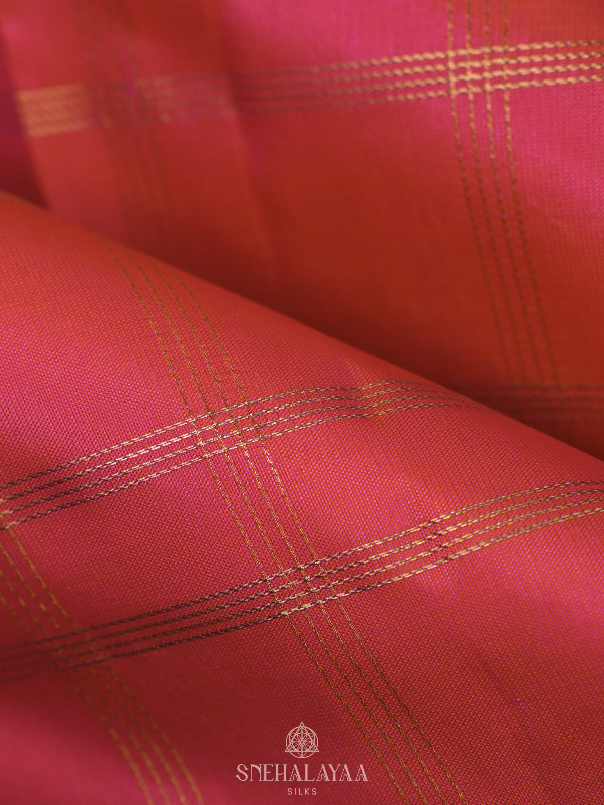 Pink Kanjivaram Silk Saree