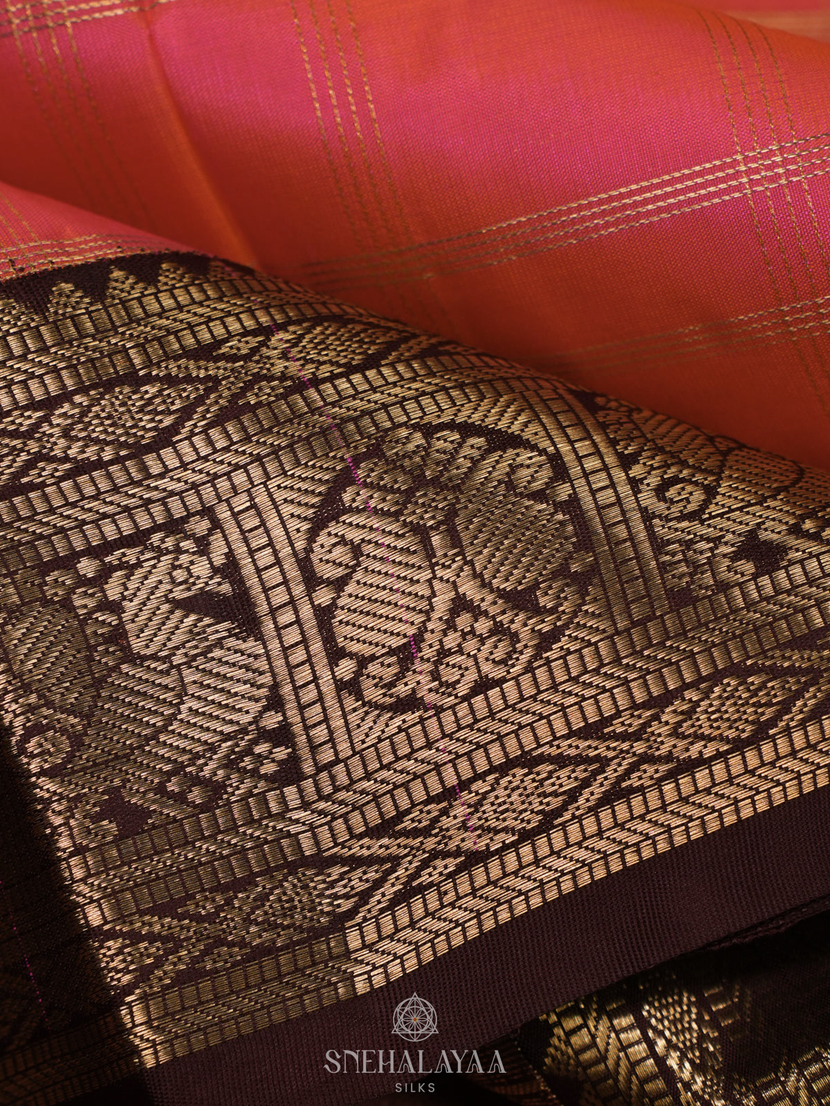 Pink Kanjivaram Silk Saree