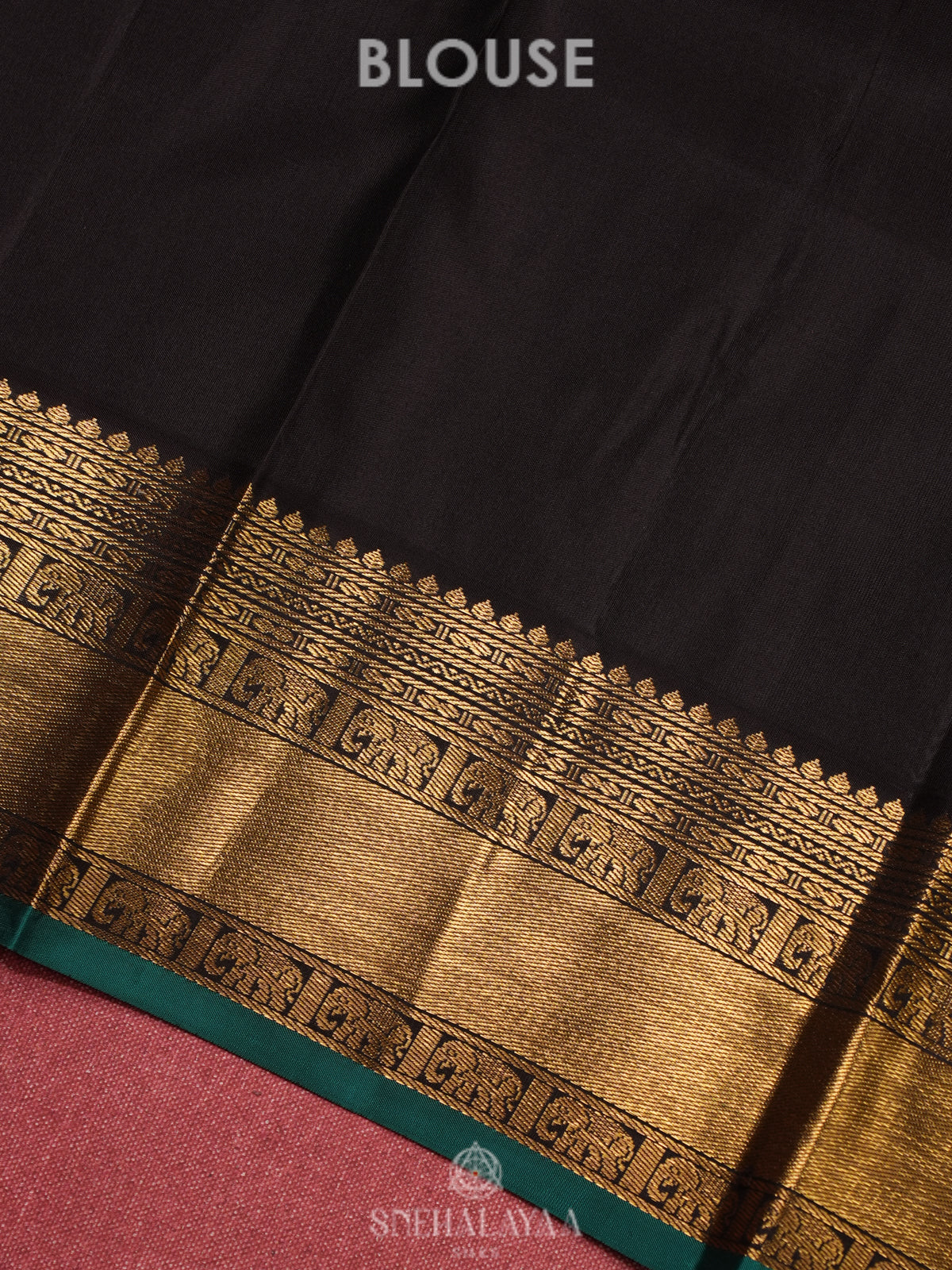 Ruby Red Kanjivaram Silk Saree