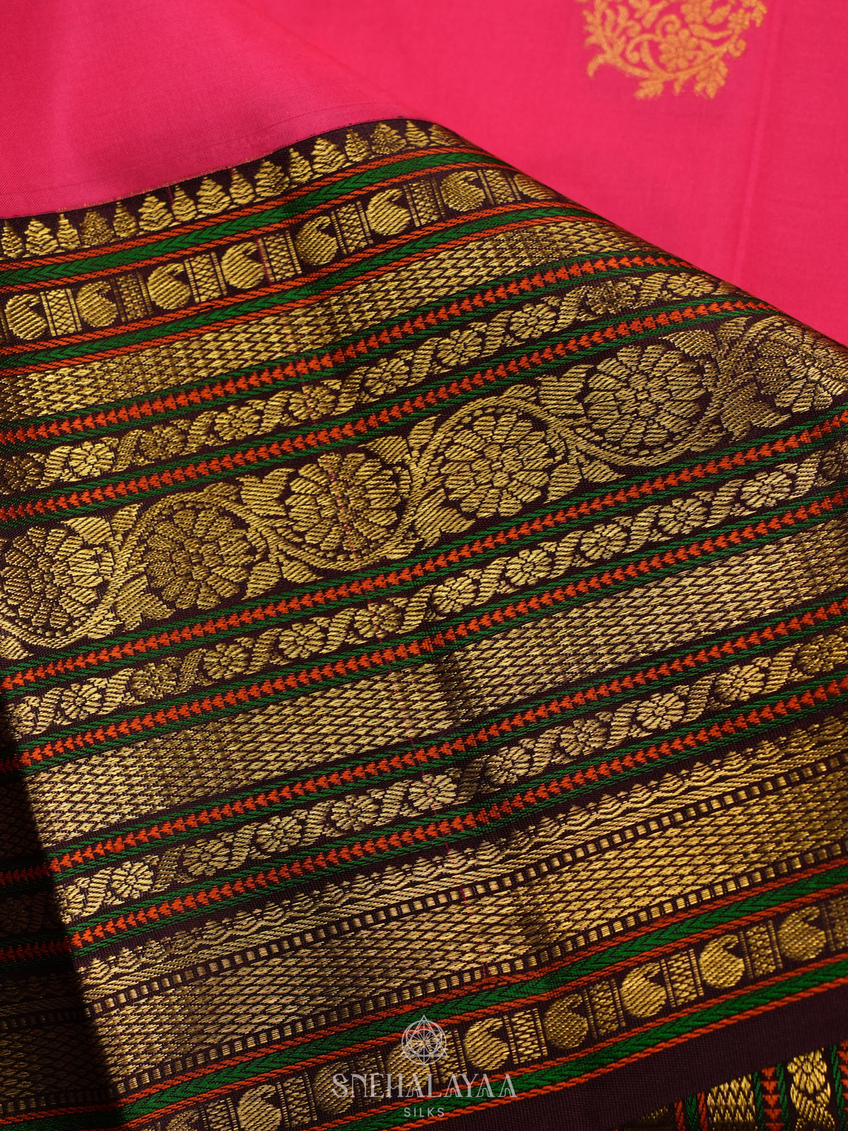 Pink Kanjivaram Silk Saree