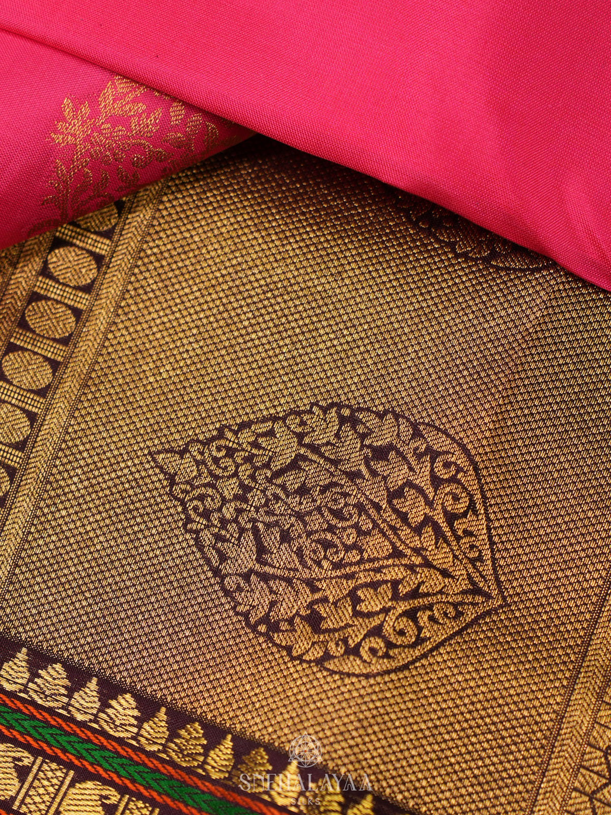 Pink Kanjivaram Silk Saree