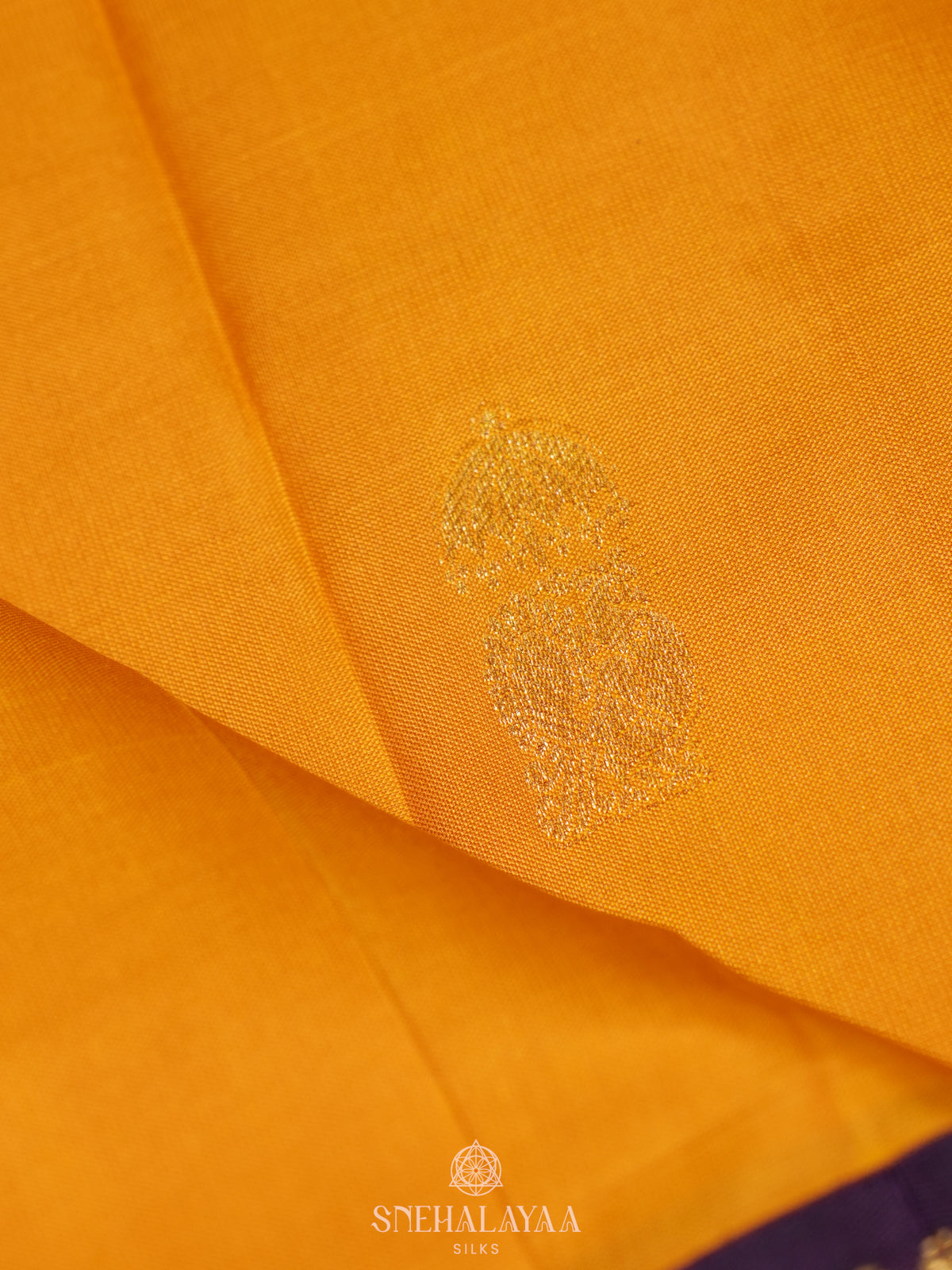 Mango Yellow Kanjivaram Silk Saree