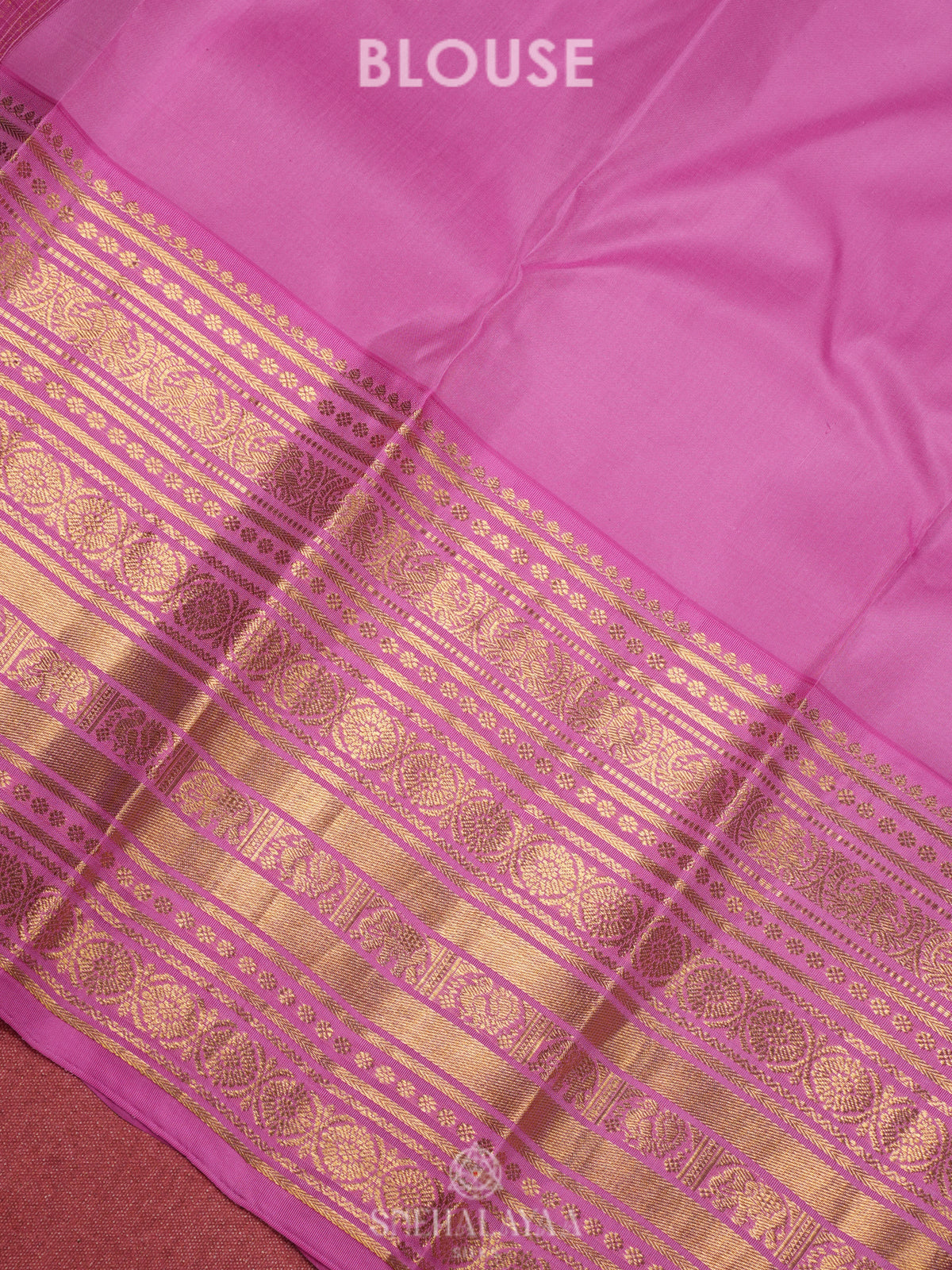 Peacock Blue Kanjivaram Silk Saree