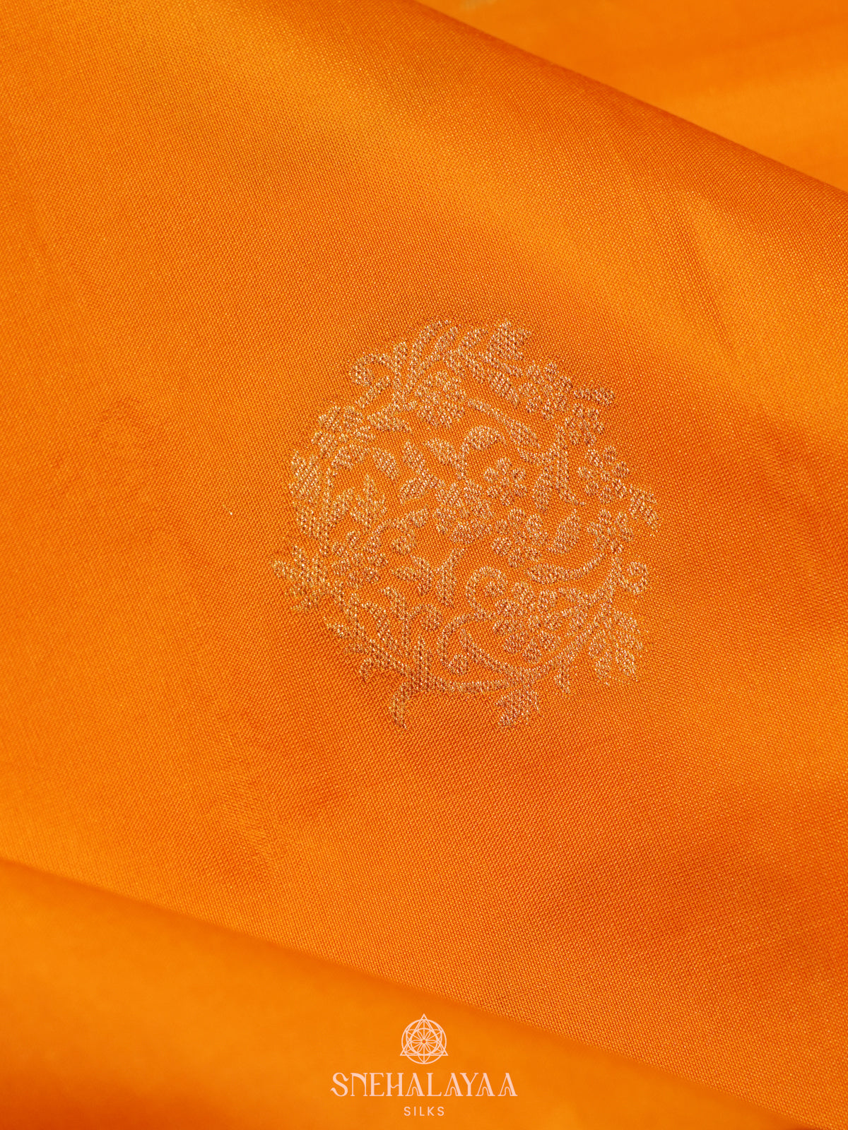 Mango Yellow Kanjivaram Silk Saree