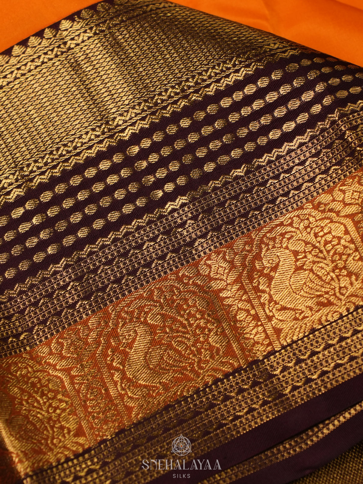 Mango Yellow Kanjivaram Silk Saree