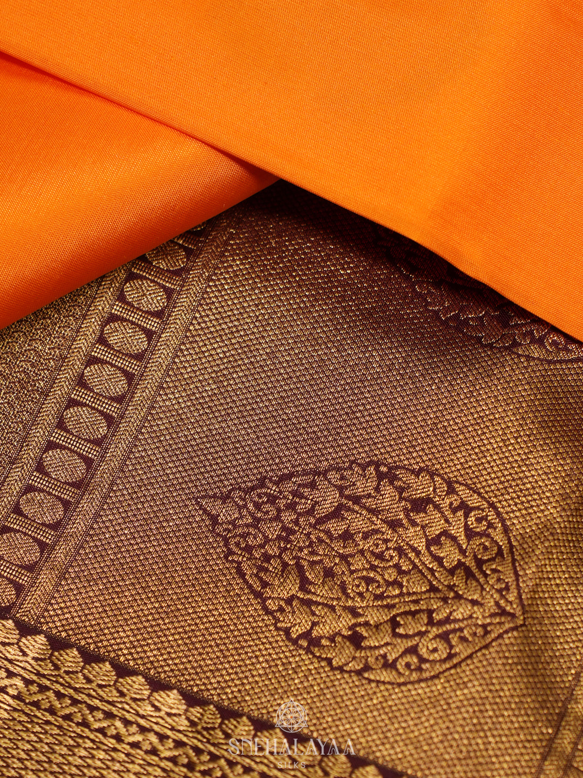 Mango Yellow Kanjivaram Silk Saree