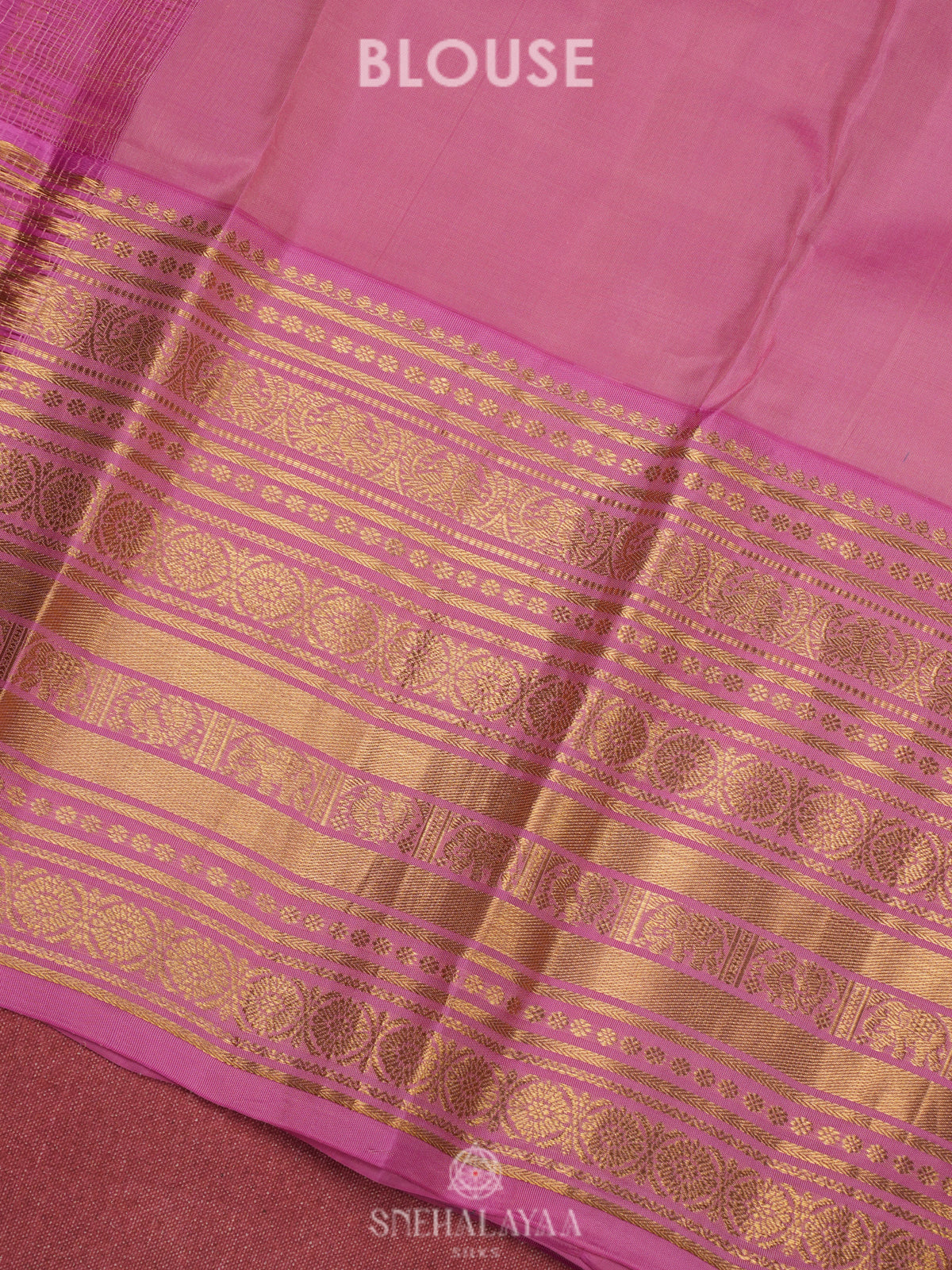 Magenta Kanjivaram Silk Saree