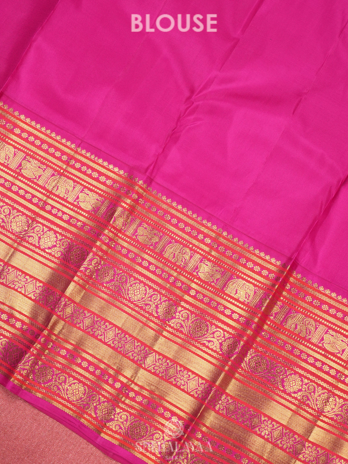 Forest Green Kanjivaram Silk Saree