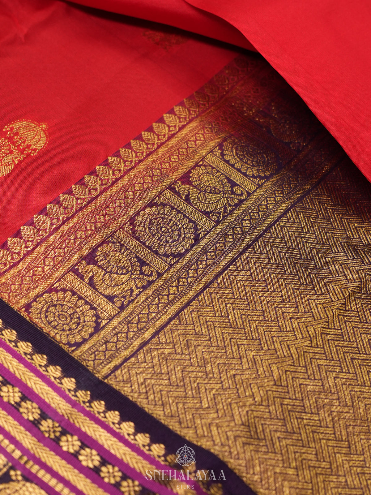 Red Kanjivaram Silk Saree
