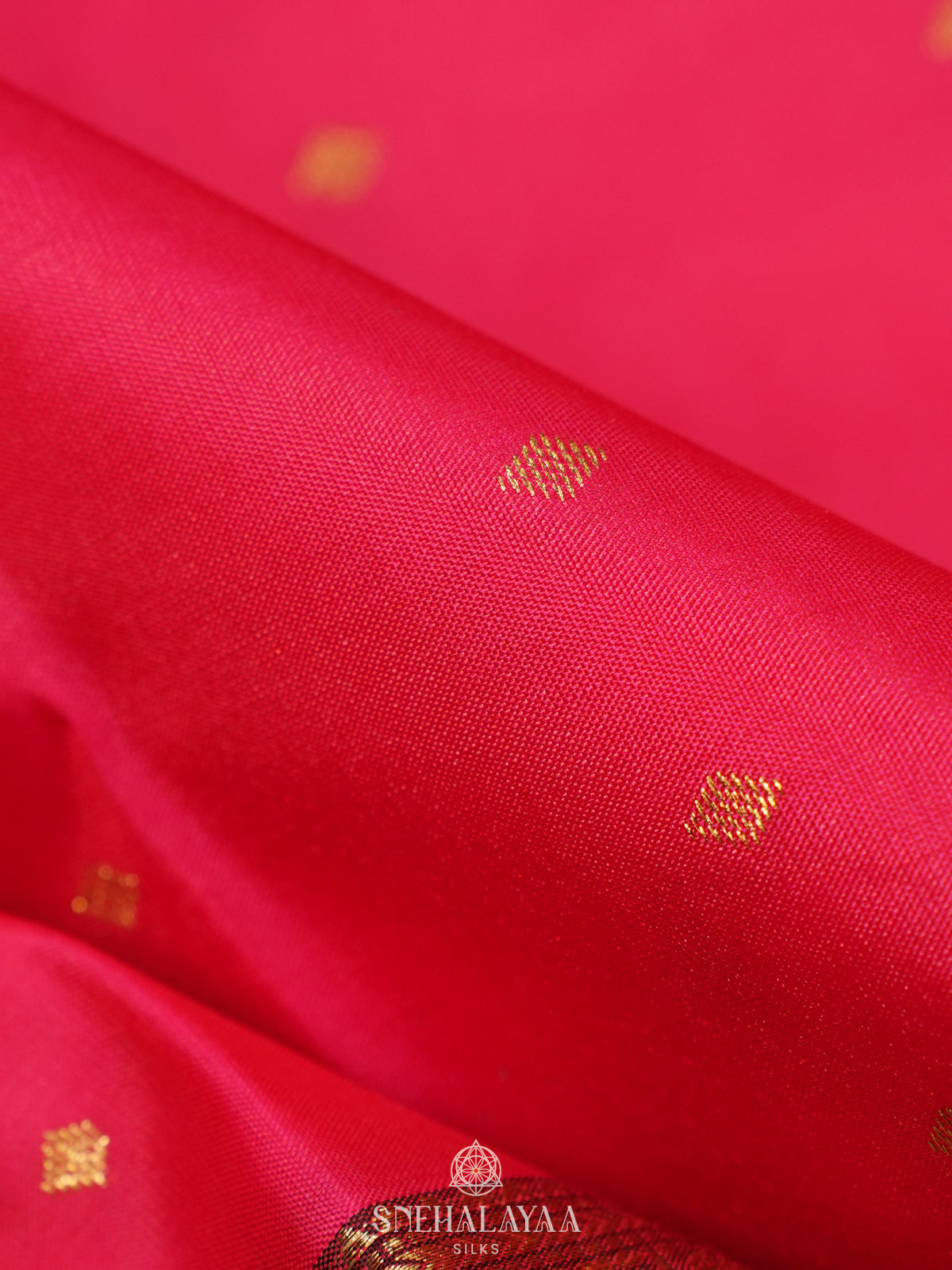 Pink Kanjivaram Silk Saree