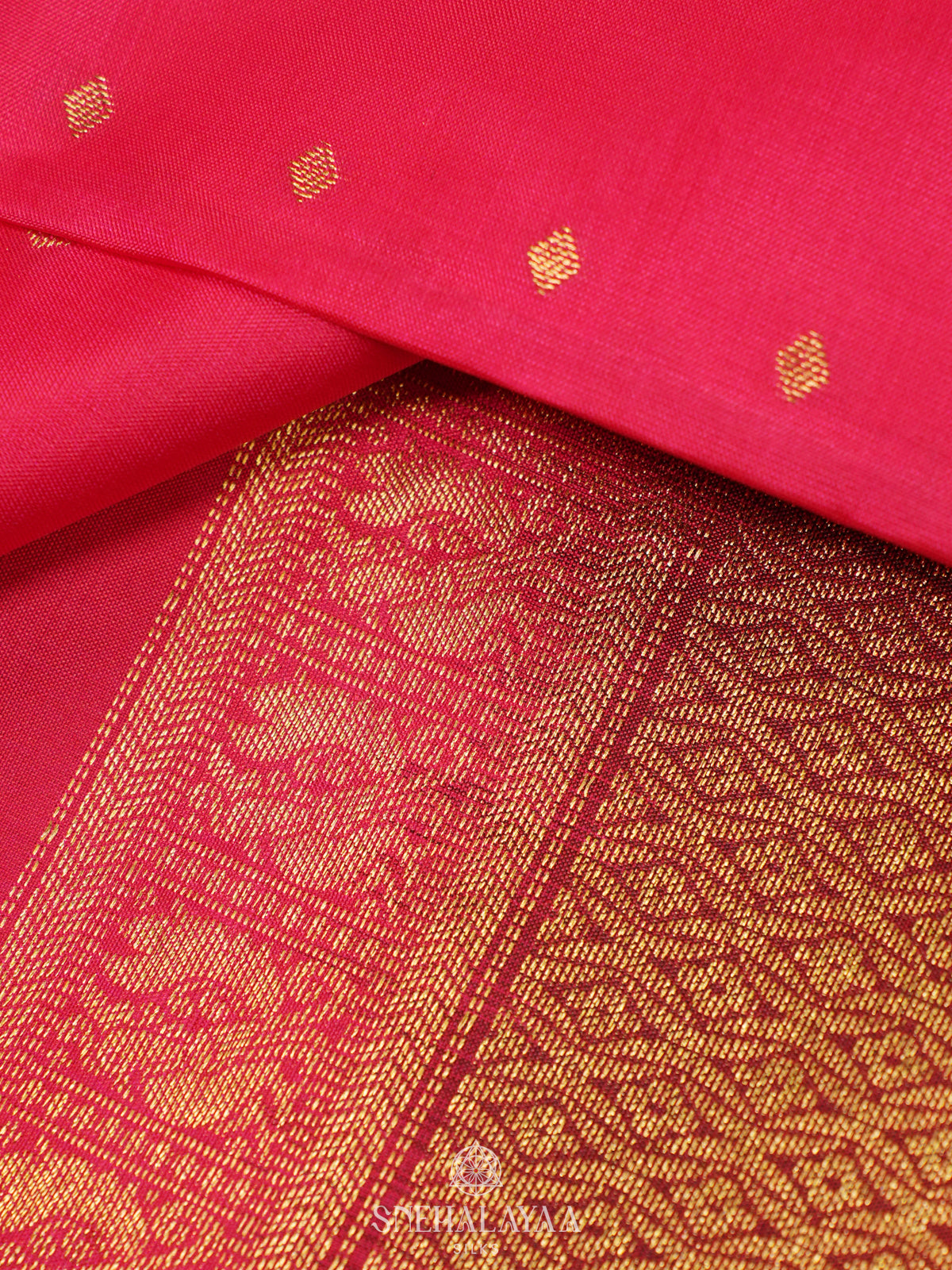 Pink Kanjivaram Silk Saree