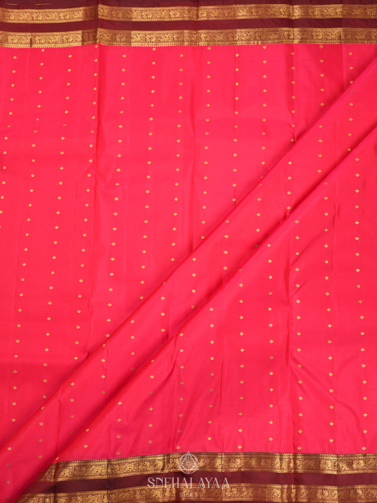 Pink Kanjivaram Silk Saree