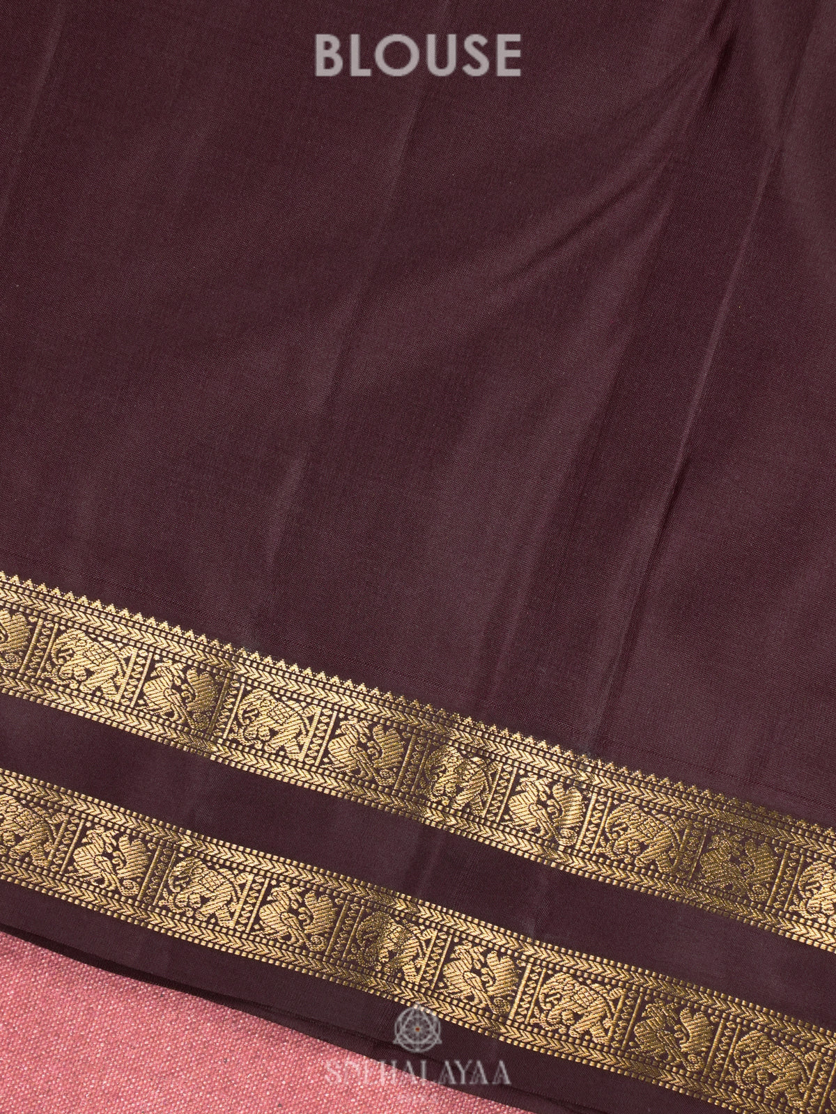 Magenta Kanjivaram Silk Saree