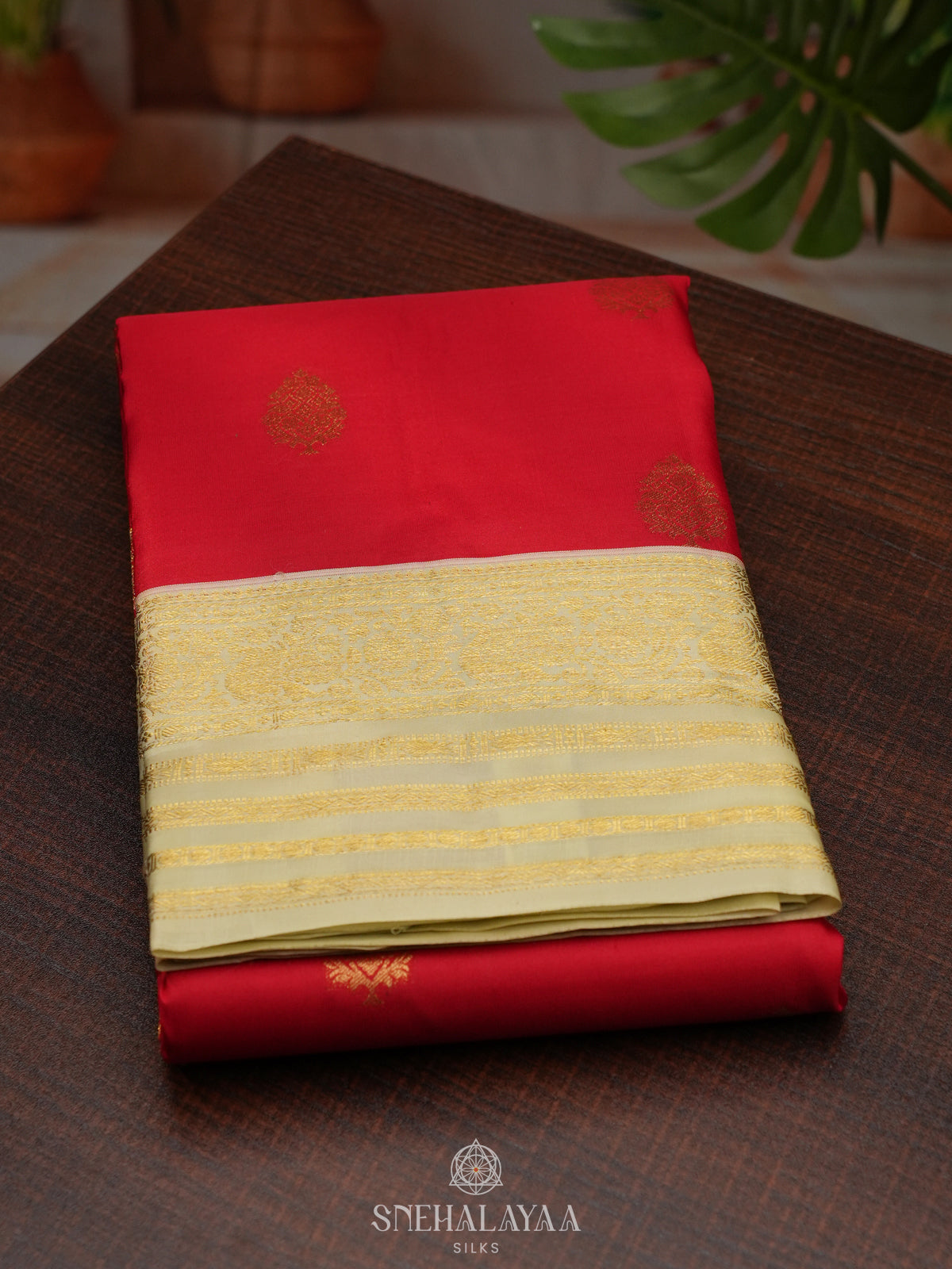 Red Kanjivaram Silk Saree