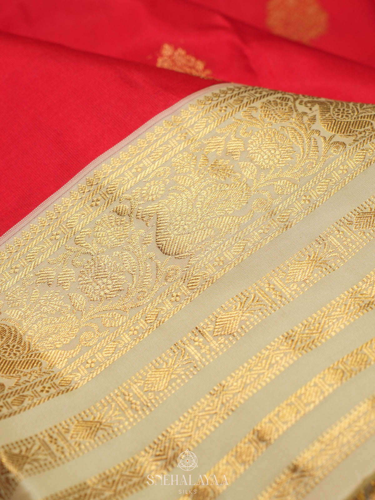Red Kanjivaram Silk Saree