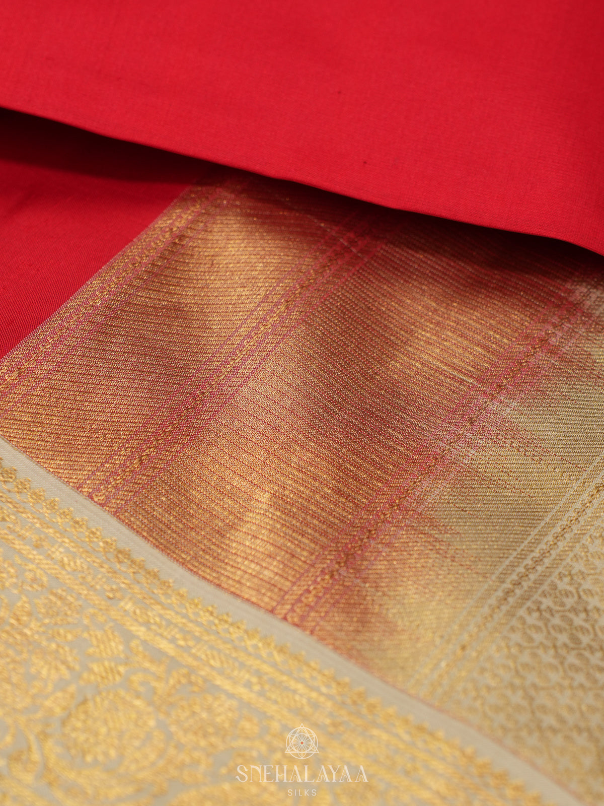 Red Kanjivaram Silk Saree