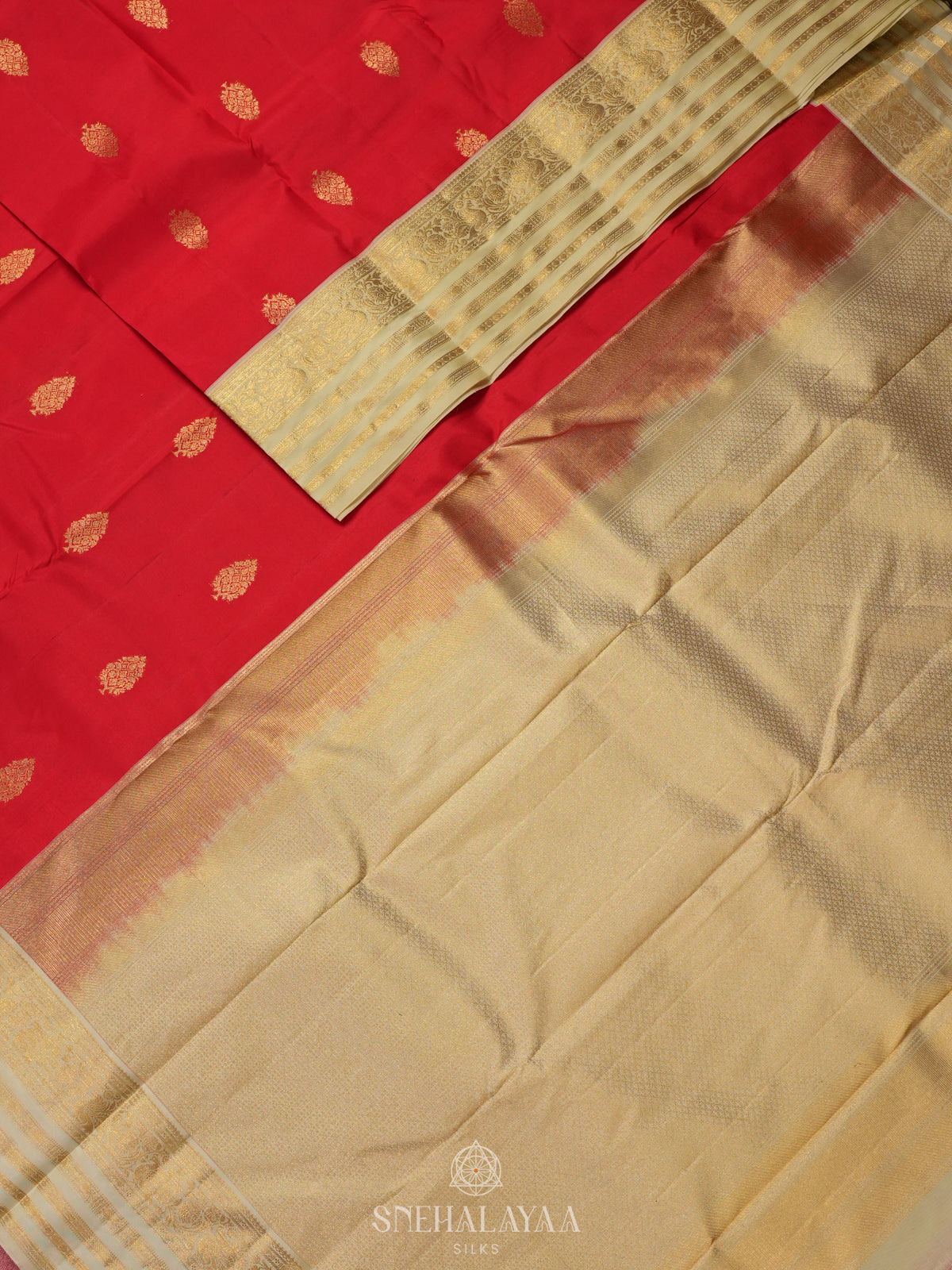 Red Kanjivaram Silk Saree