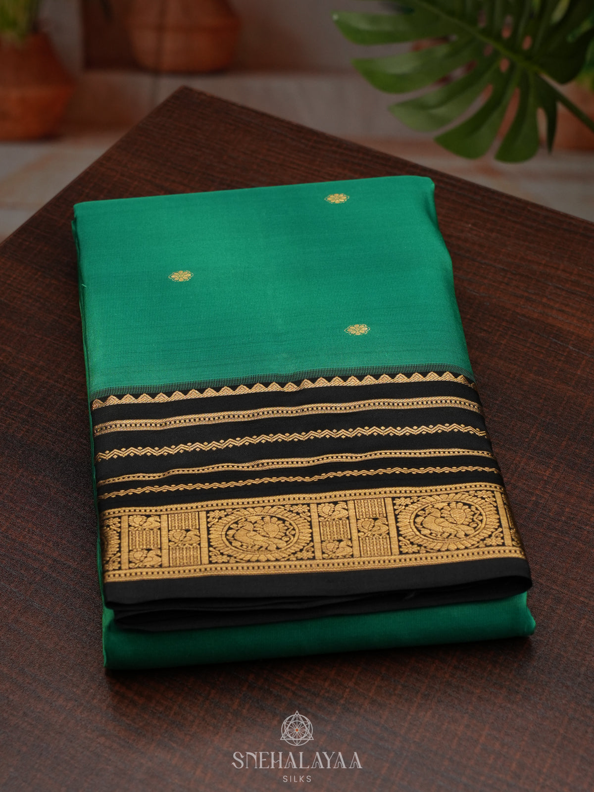 Green Kanjivaram Silk Saree