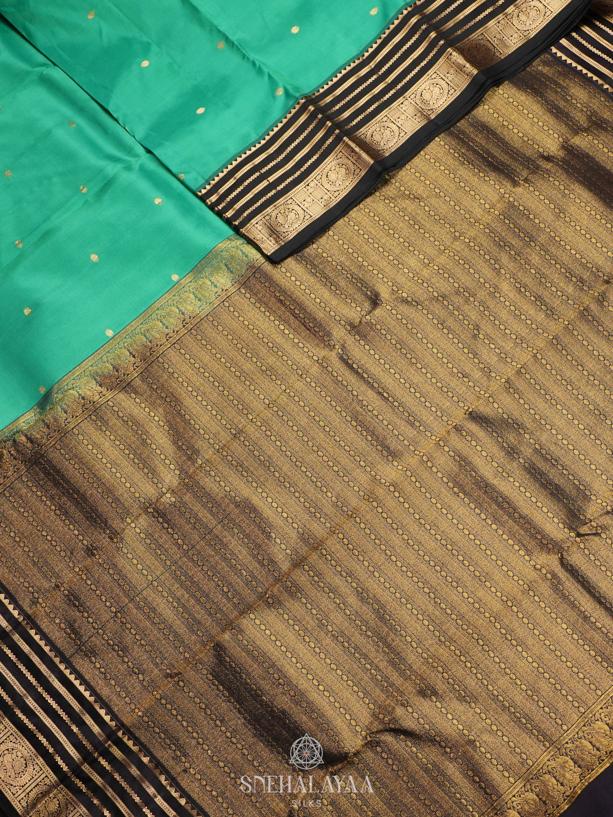 Green Kanjivaram Silk Saree