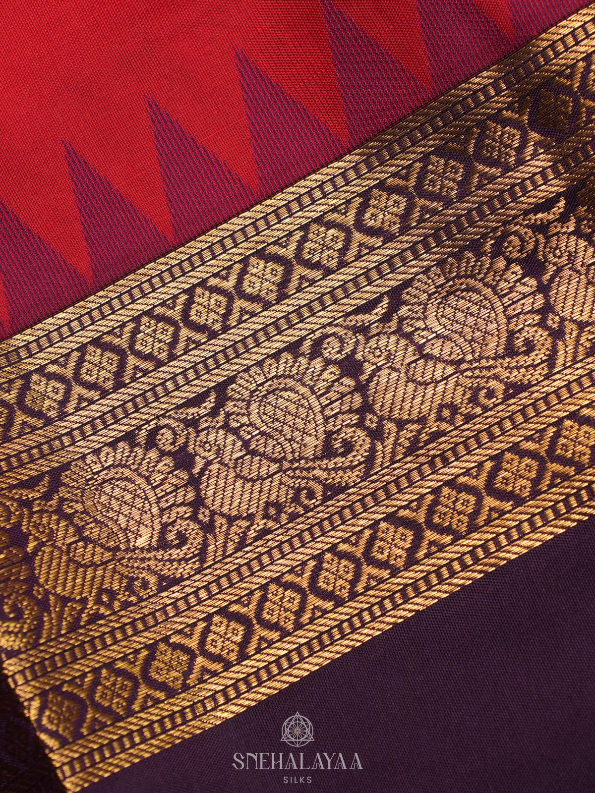 Red Kanjivaram Silk Saree