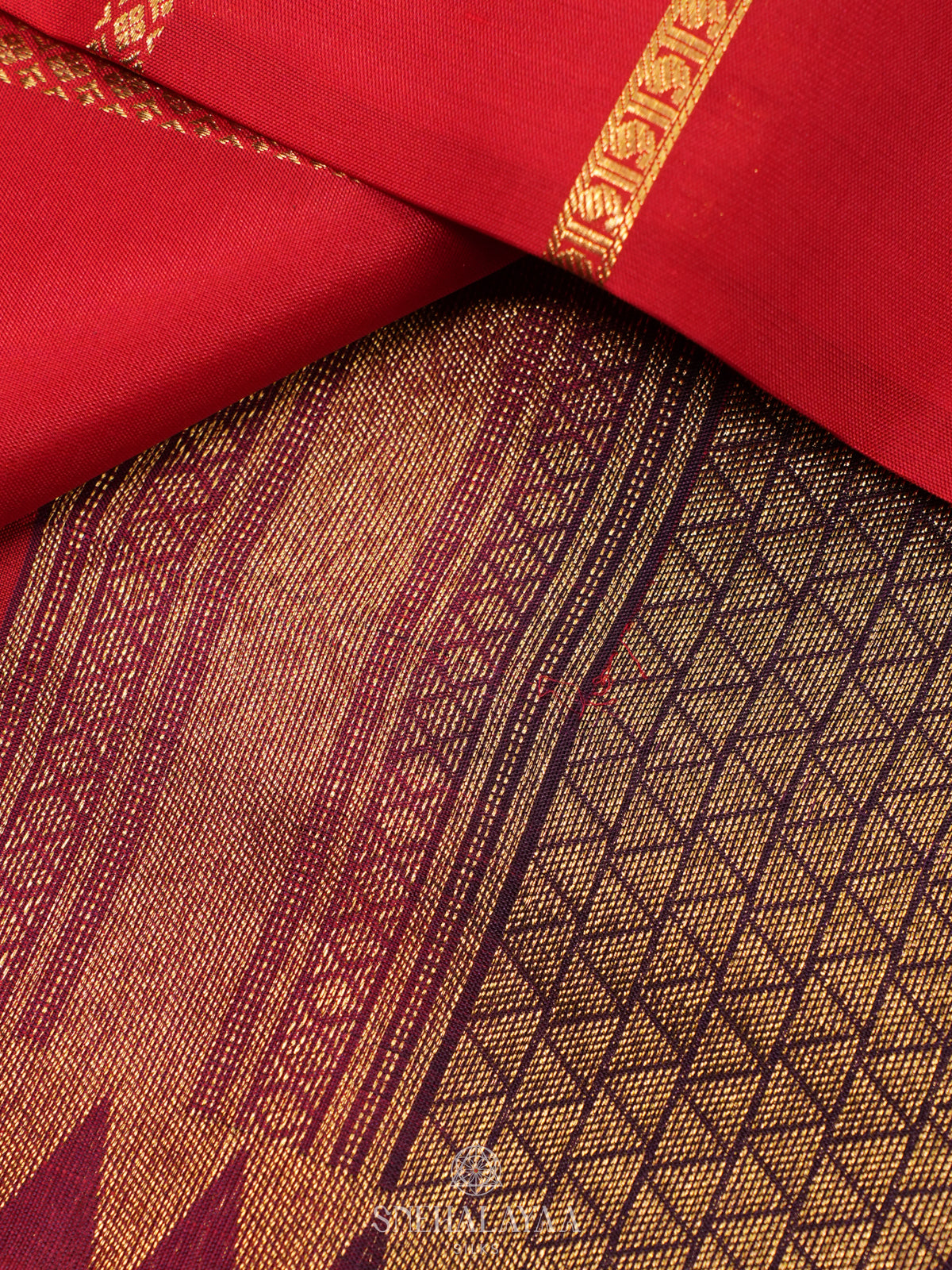 Red Kanjivaram Silk Saree