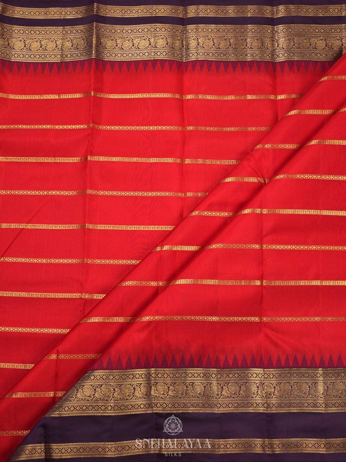 Red Kanjivaram Silk Saree