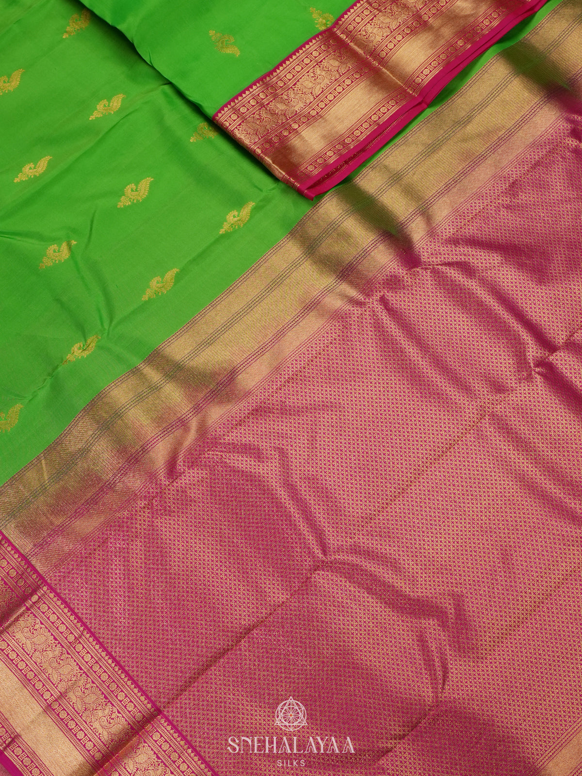 Green Kanjivaram Silk Saree