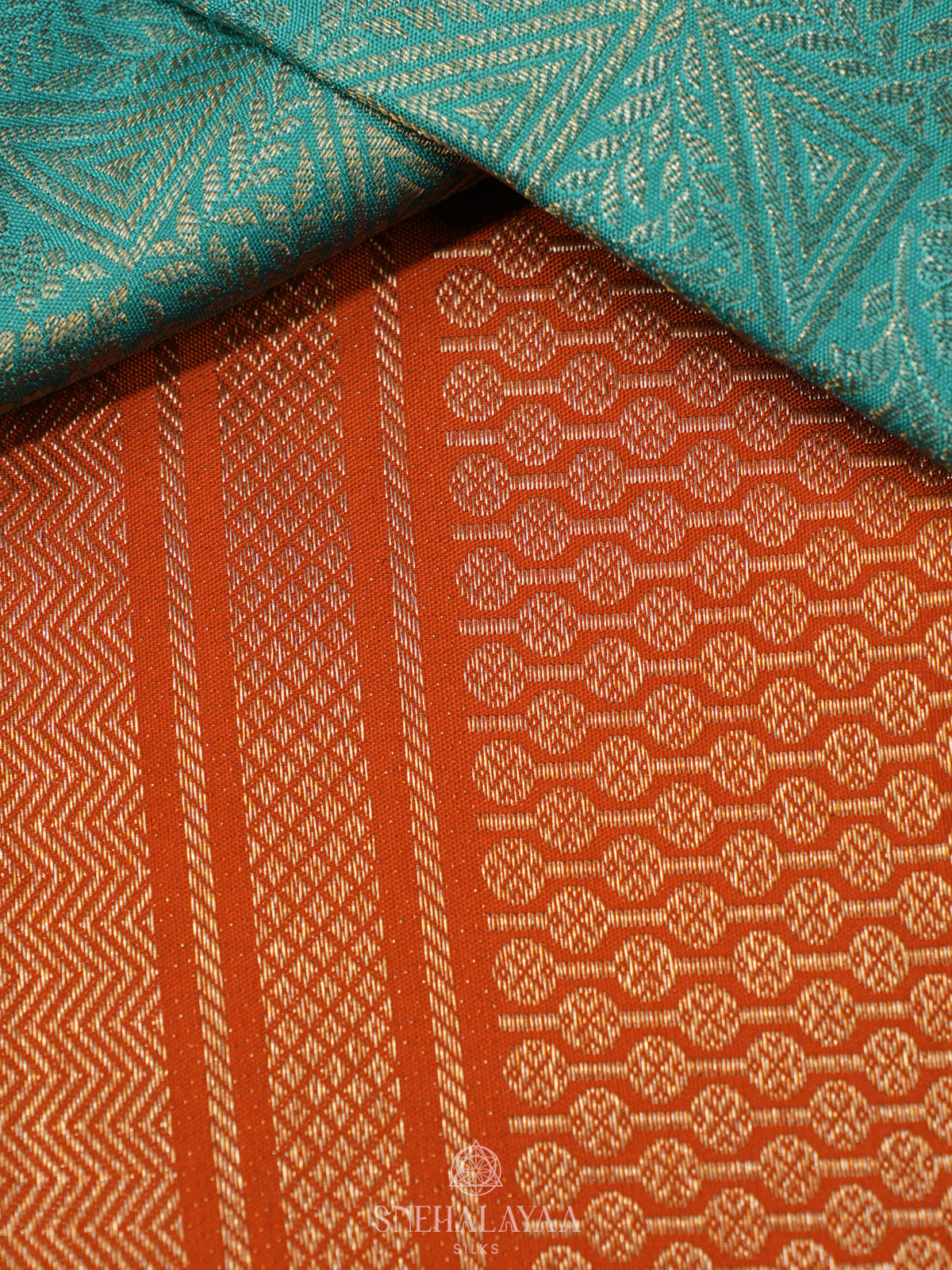 Mint Green Kanjivaram Silk Saree