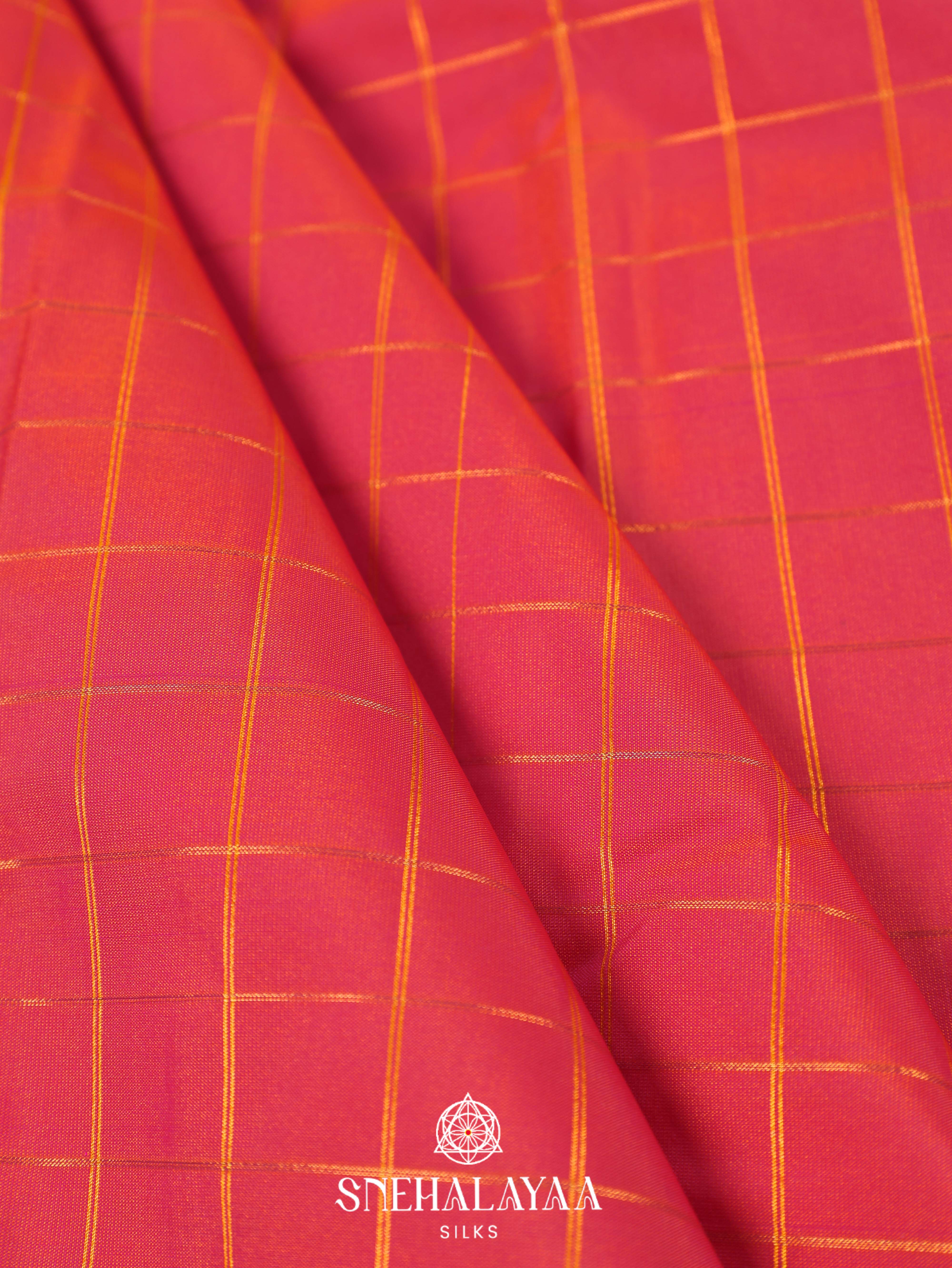 Pink Art Silk Saree