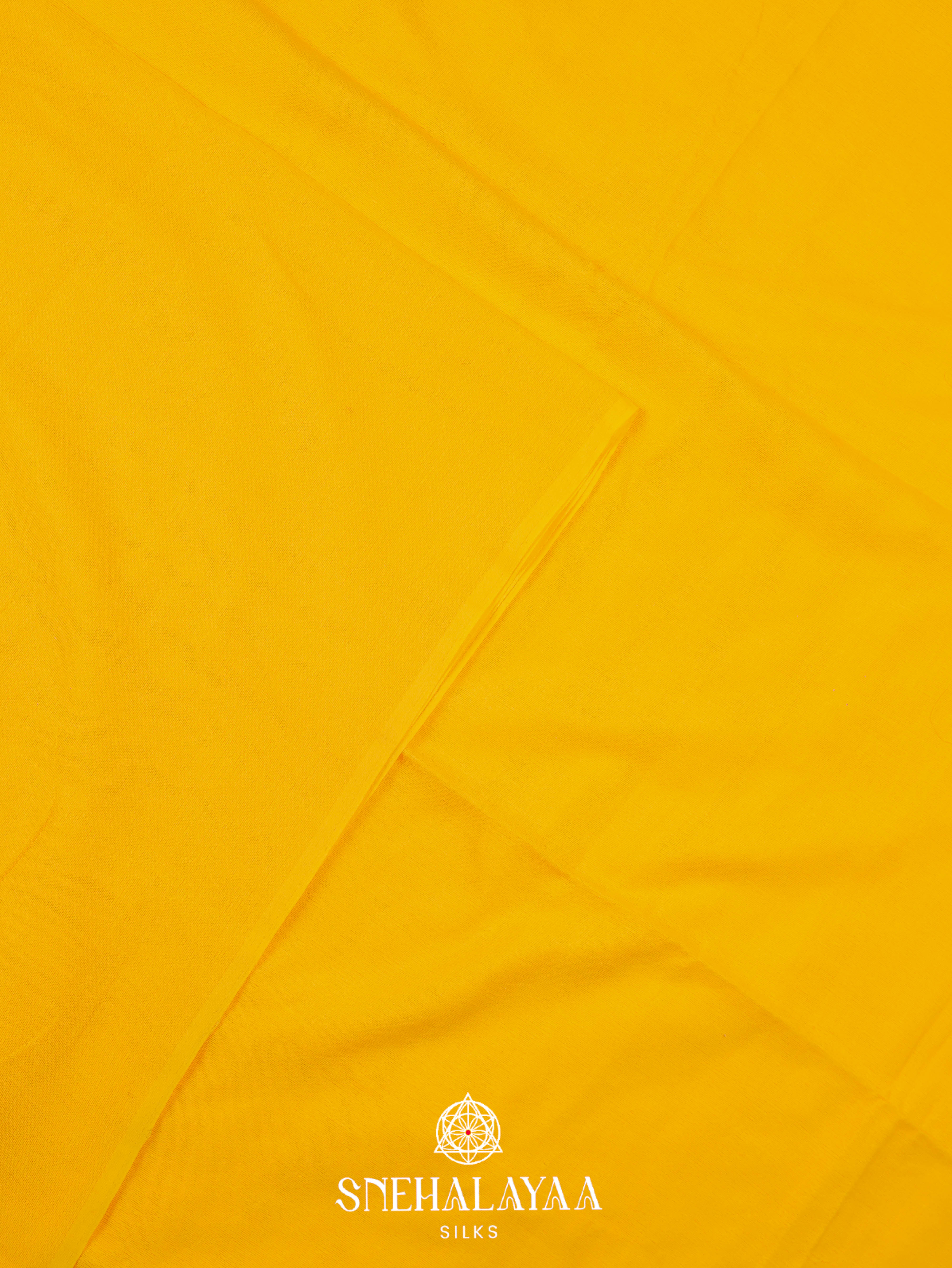 Yellow  Khadi Cotton Saree
