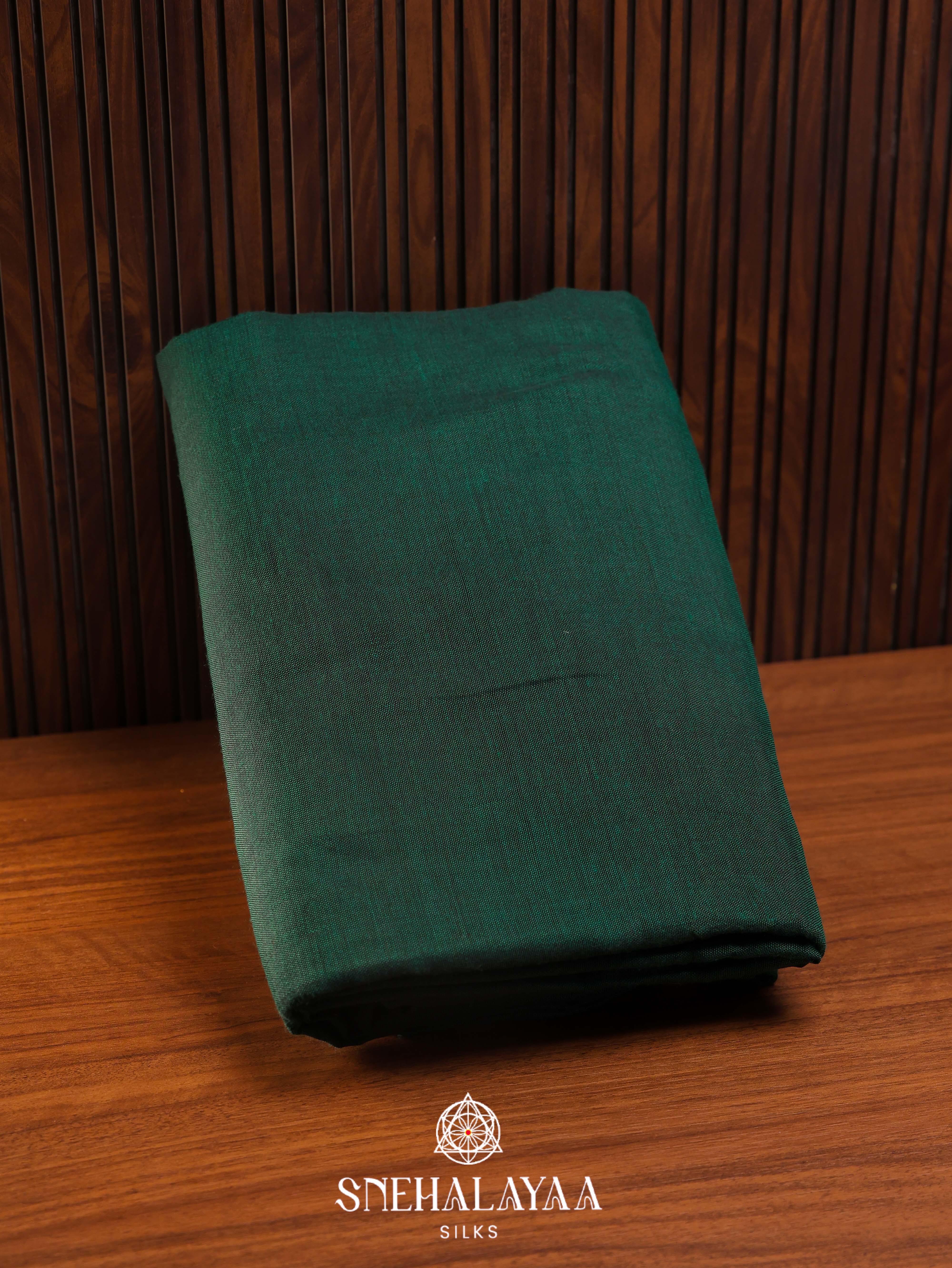 Green Khadi Cotton Saree