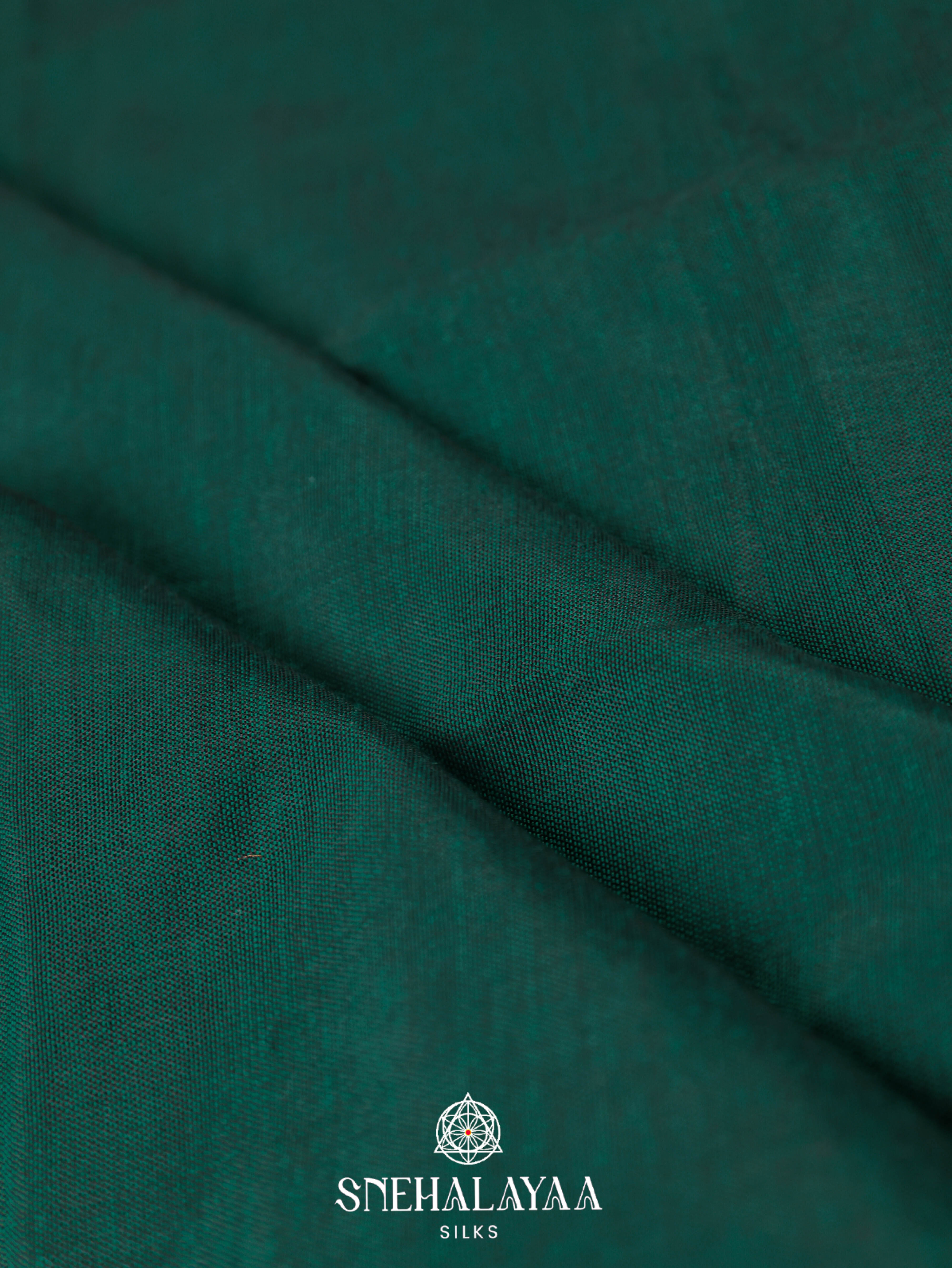Green Khadi Cotton Saree
