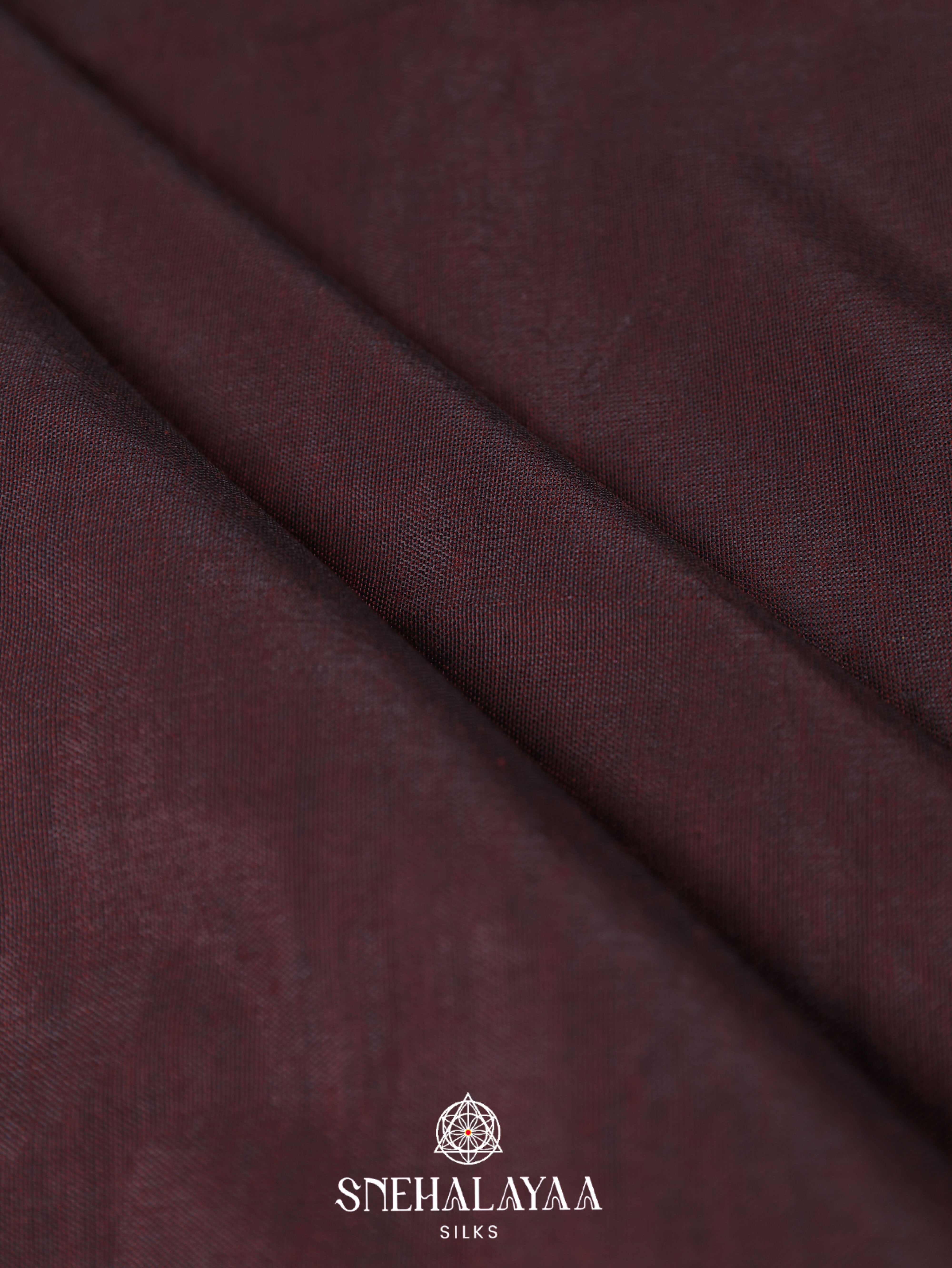 Brown Khadi Cotton Saree