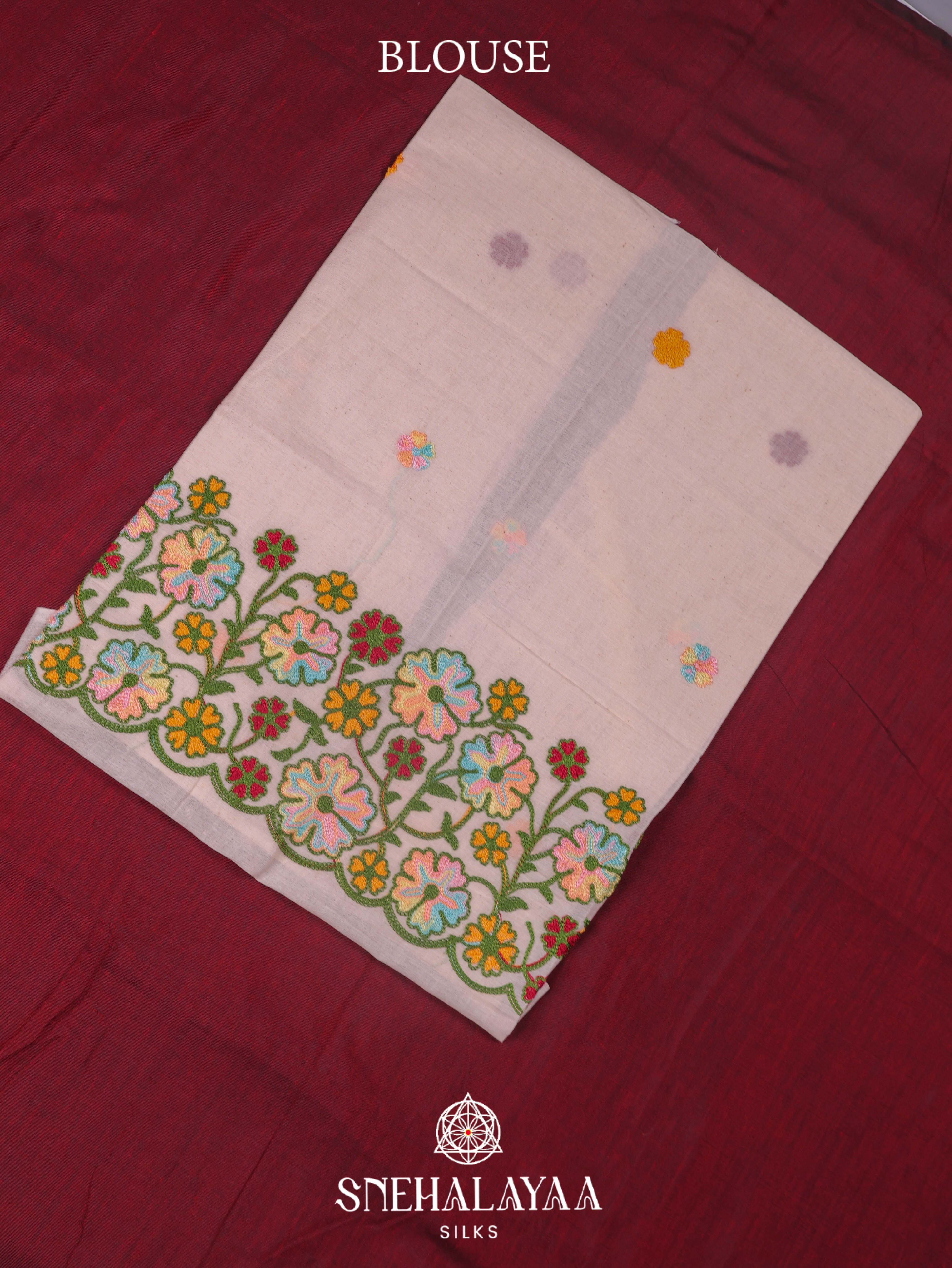Brown Khadi Cotton Saree