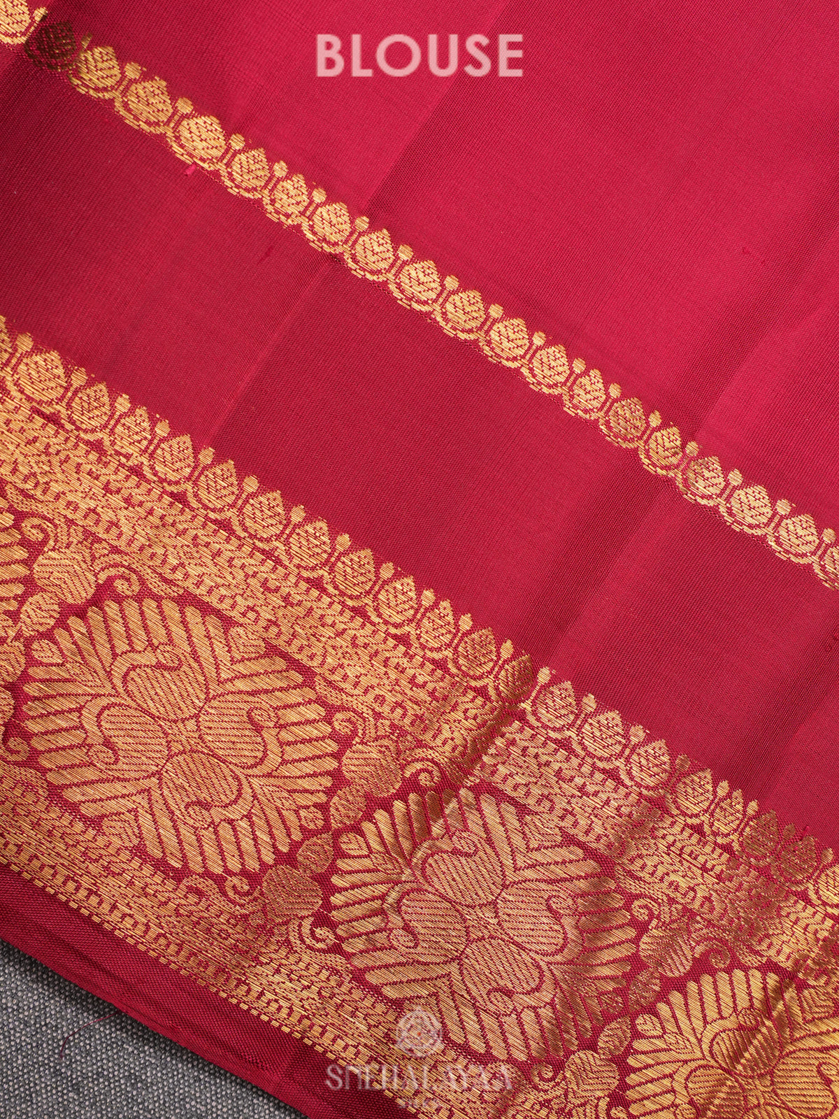 Mango Yellow Kanjivaram Silk Saree