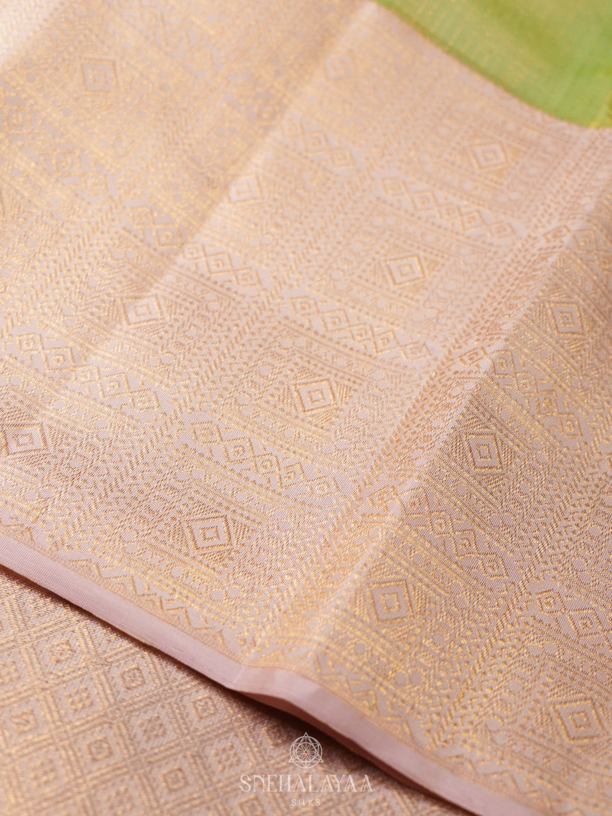 Pista Green Kanjivaram Silk Saree