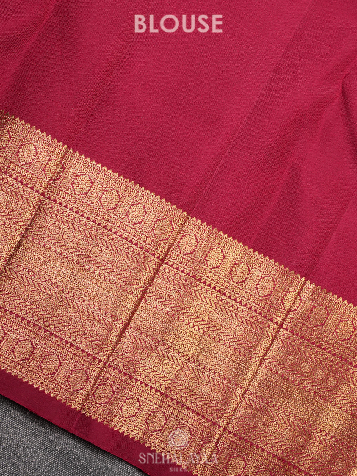 Maroon Kanjivaram Silk Saree