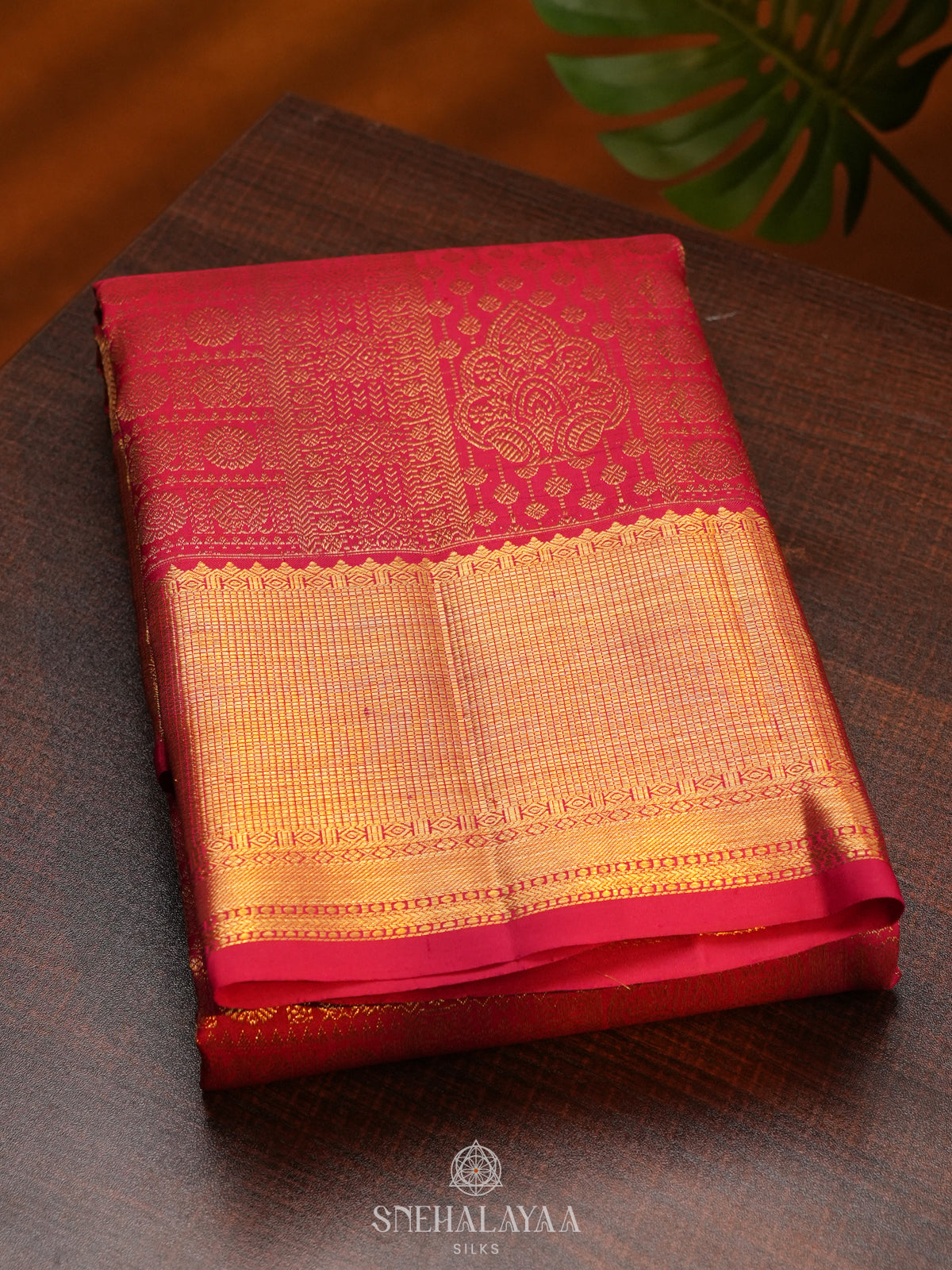 Pink Kanjivaram Silk Saree