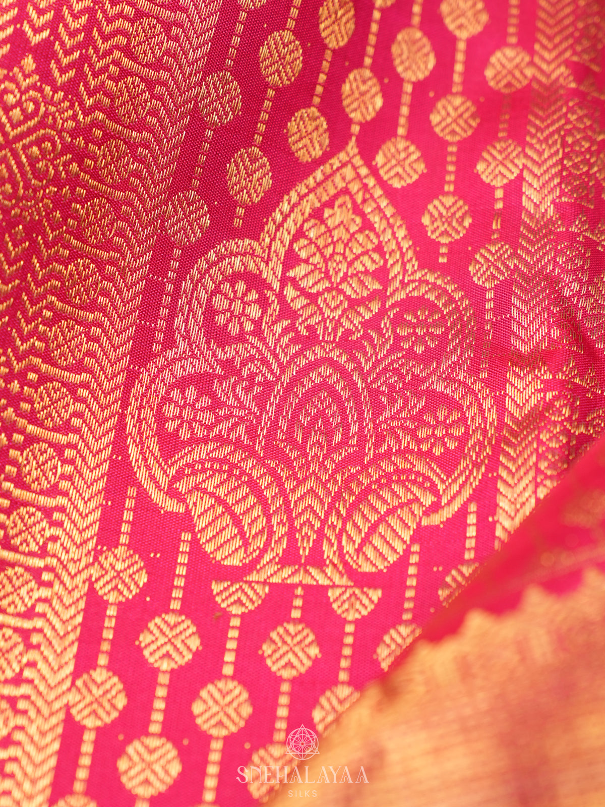 Pink Kanjivaram Silk Saree