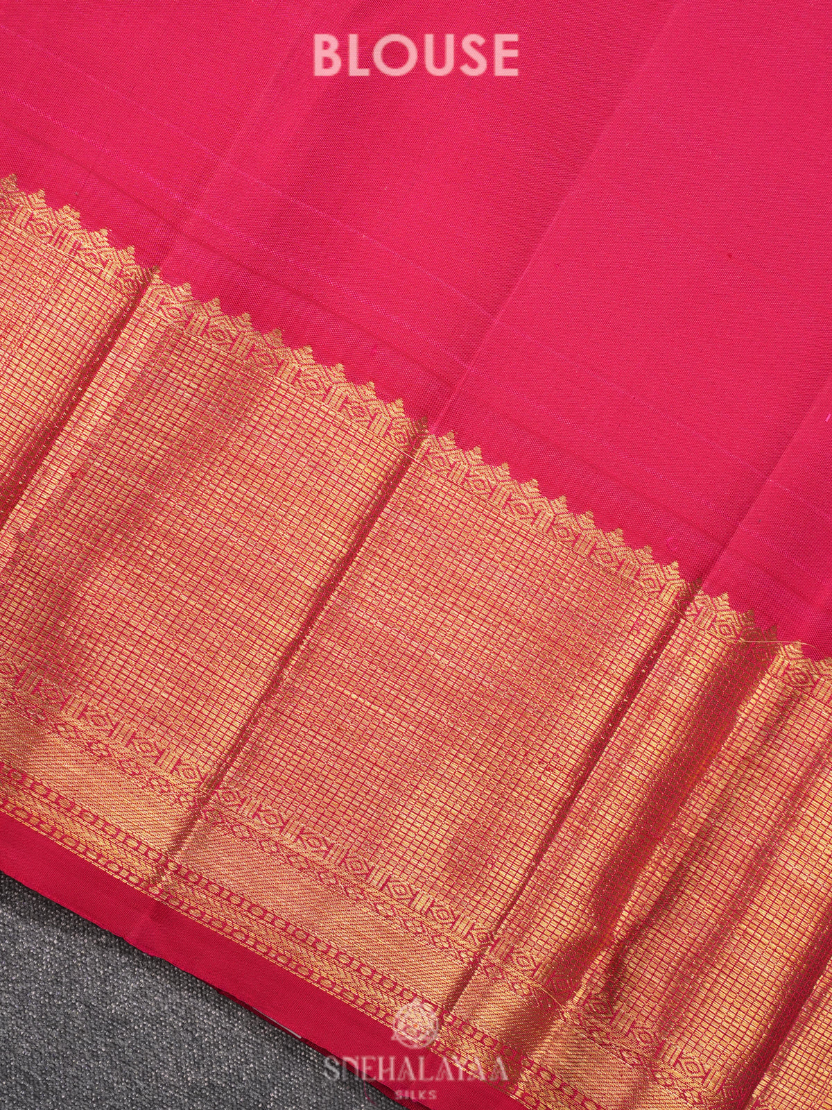 Pink Kanjivaram Silk Saree