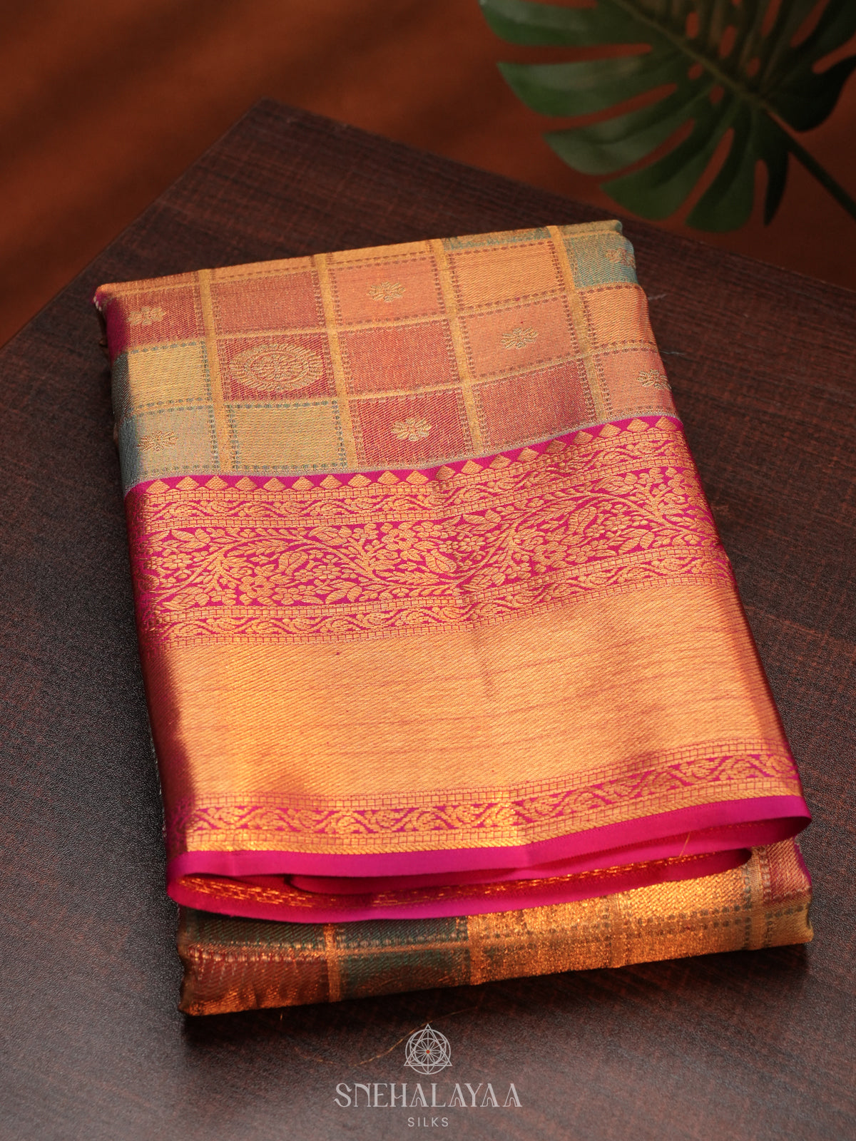 Multicolour Kanjivaram Silk Saree