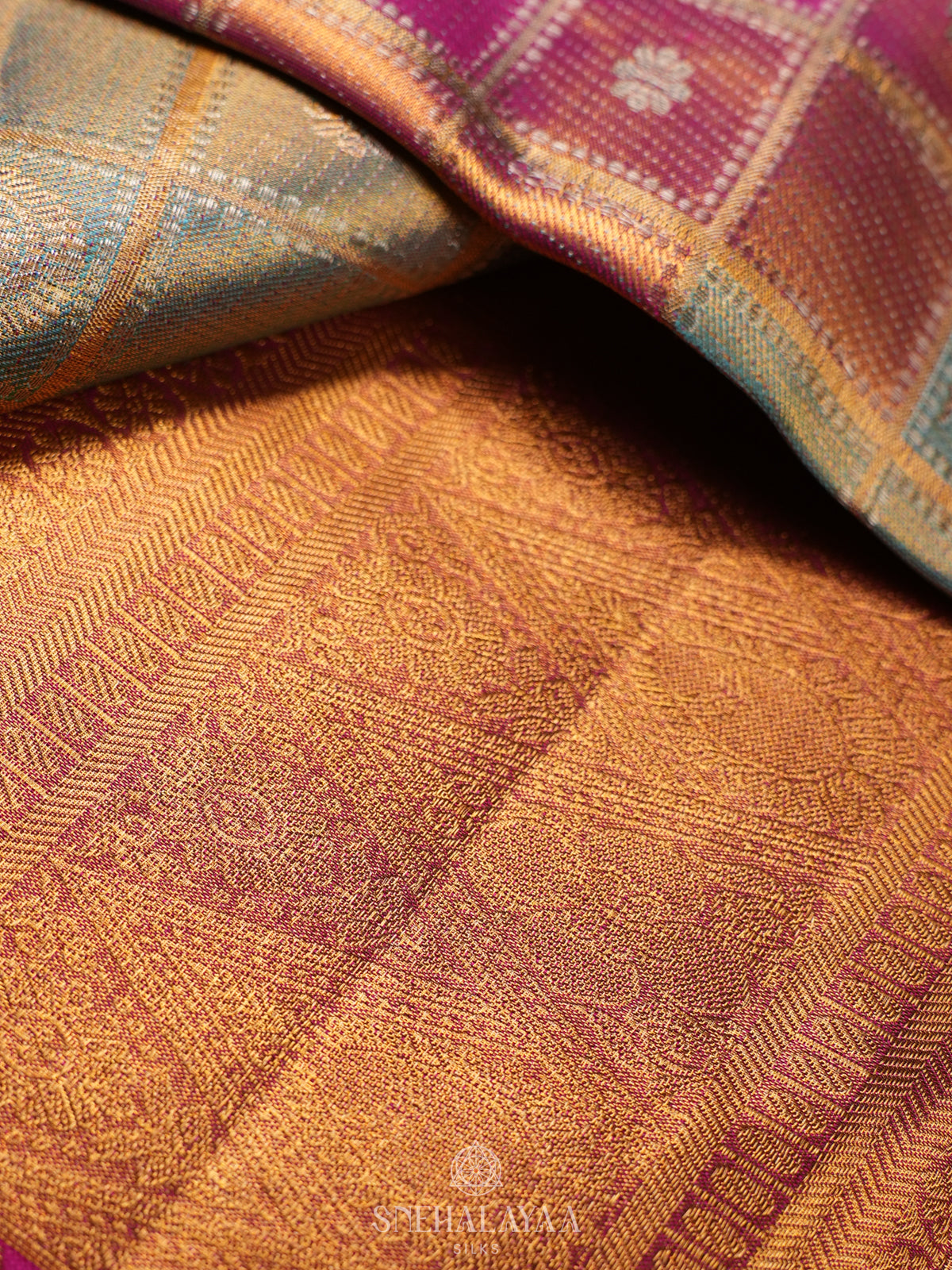 Multicolour Kanjivaram Silk Saree
