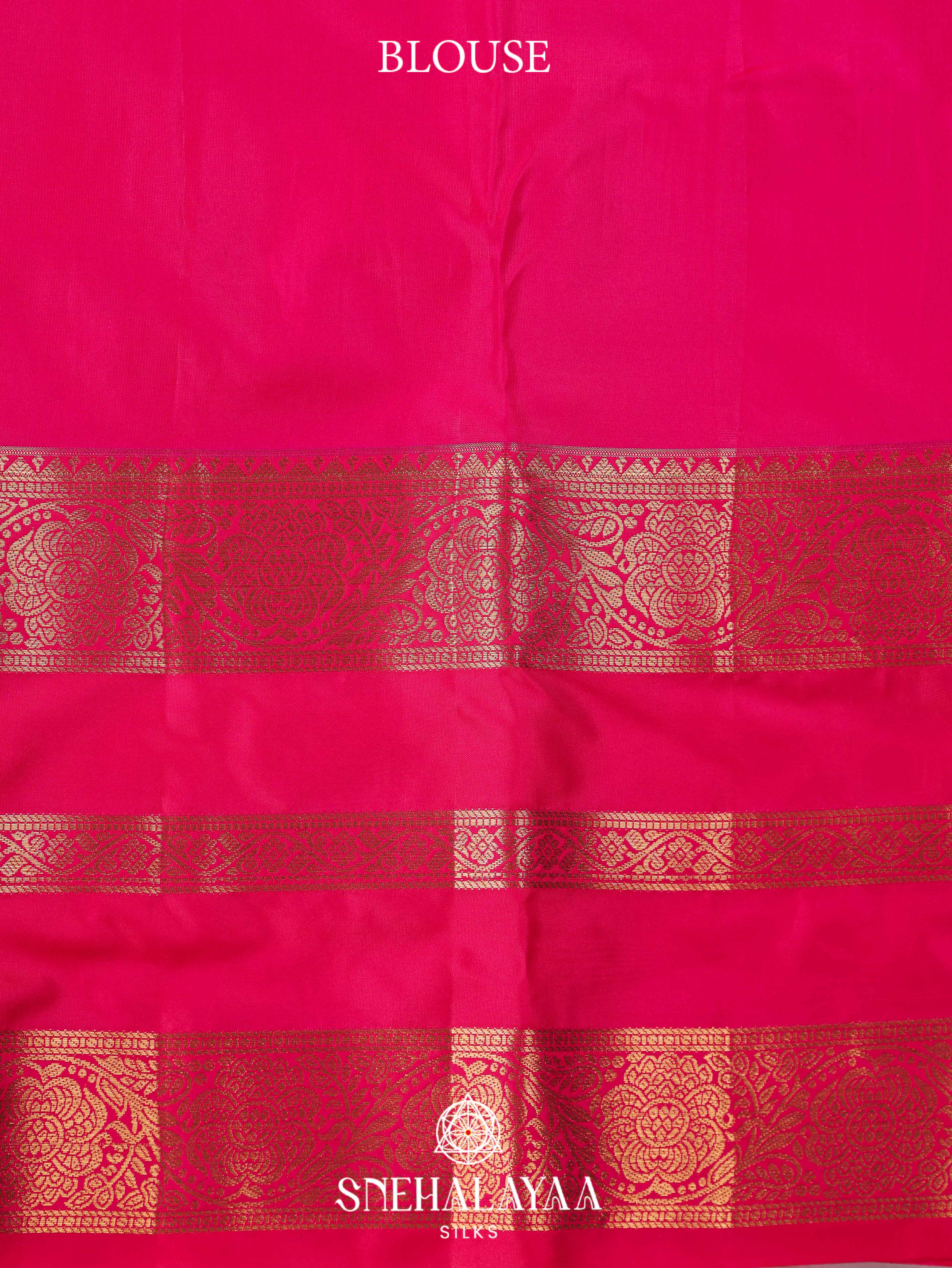 Emerald Green Art Silk Saree