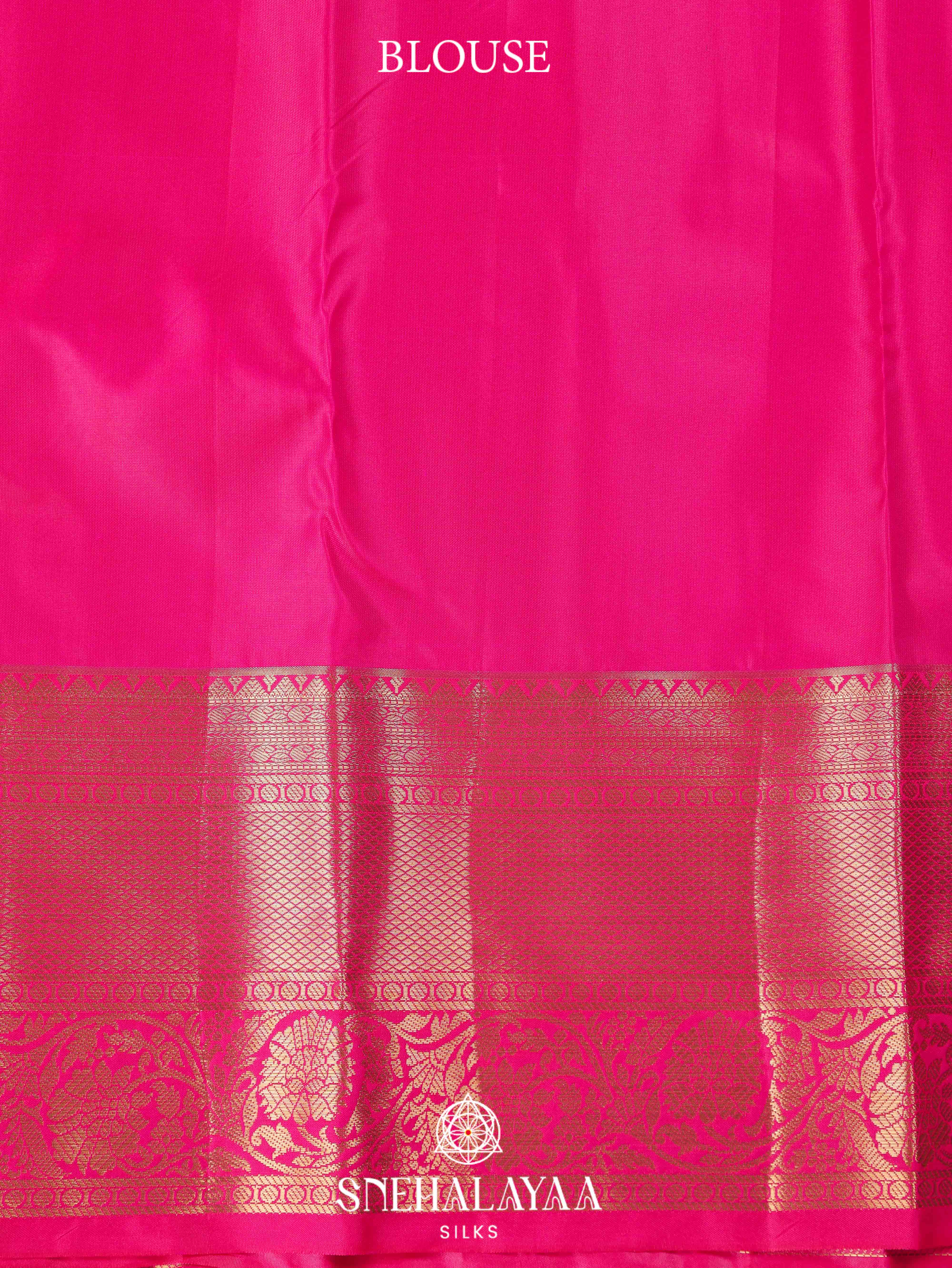 Orange Art Silk Saree