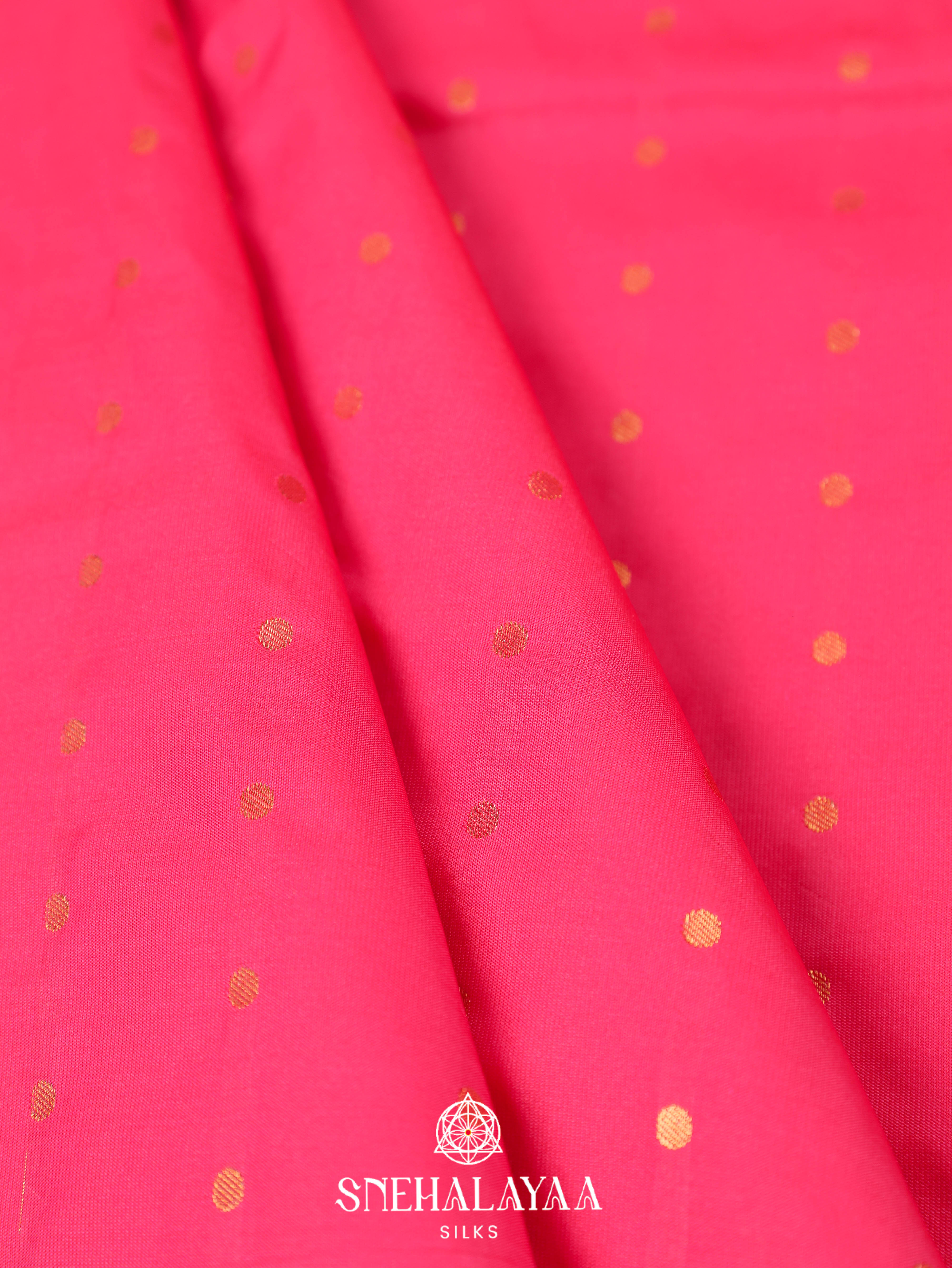 Pink Art Silk Saree